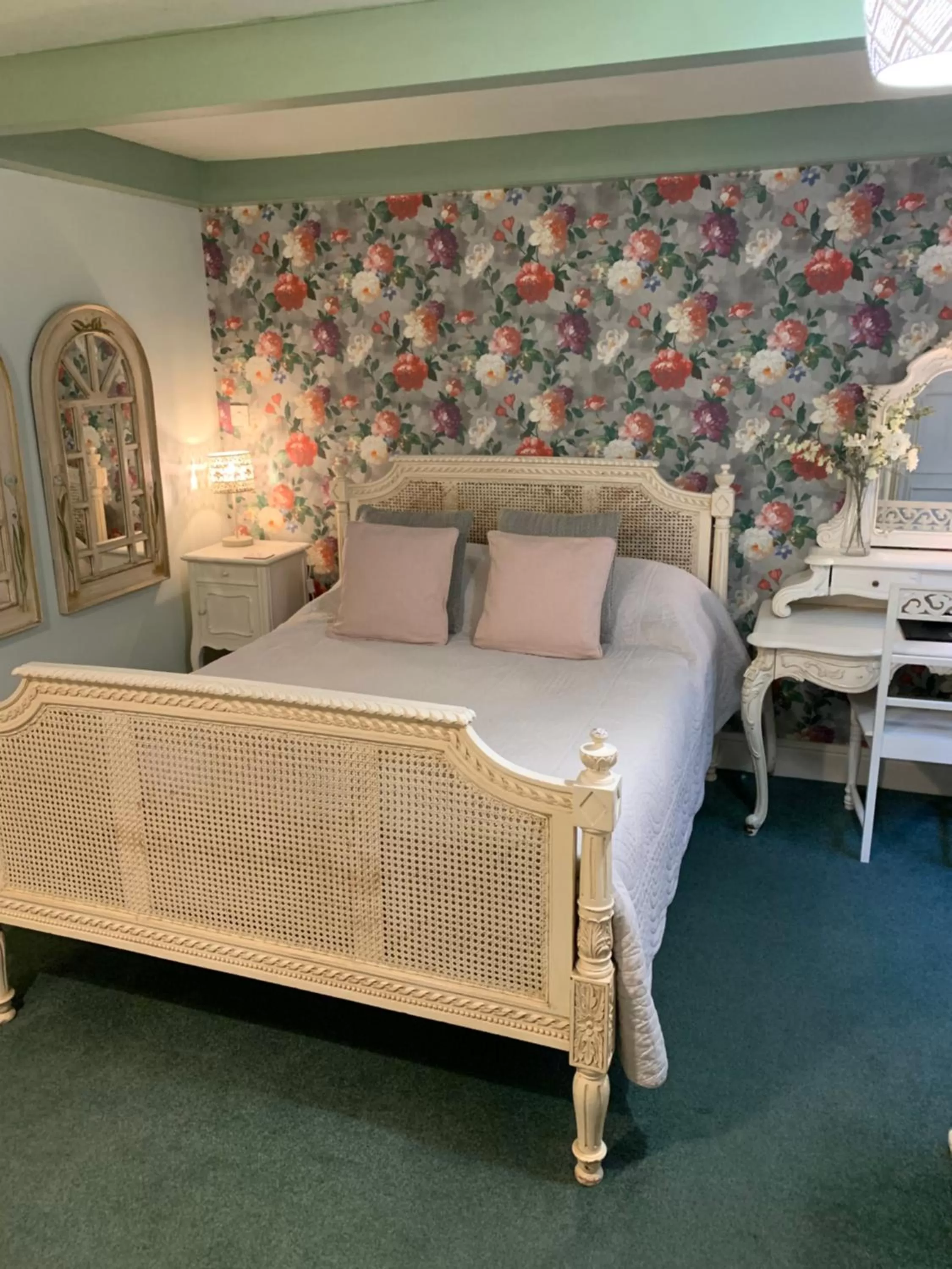 Bed in Rosehill House Hotel