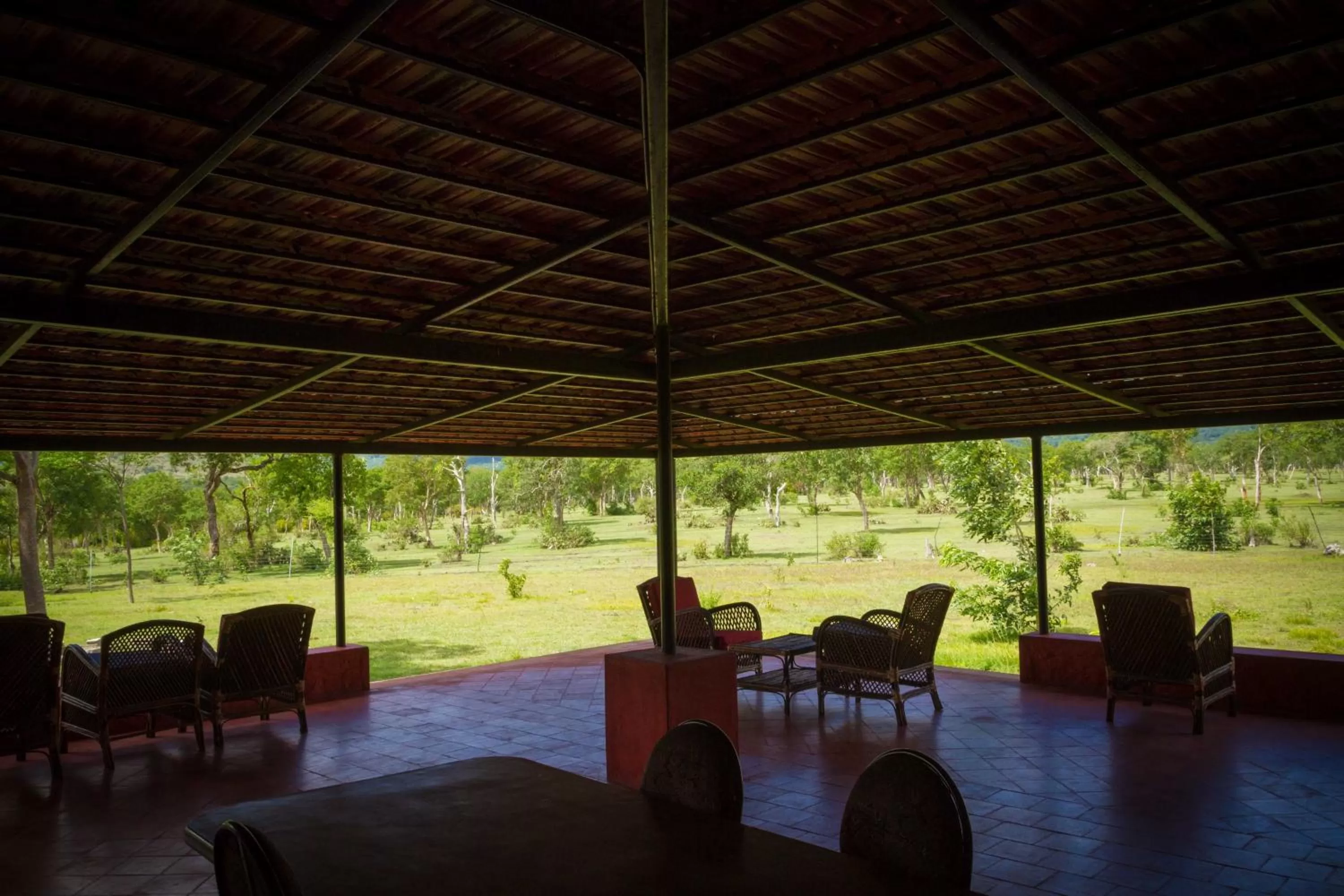 Patio in LABDHI RESORTS Stag Groups not allowed