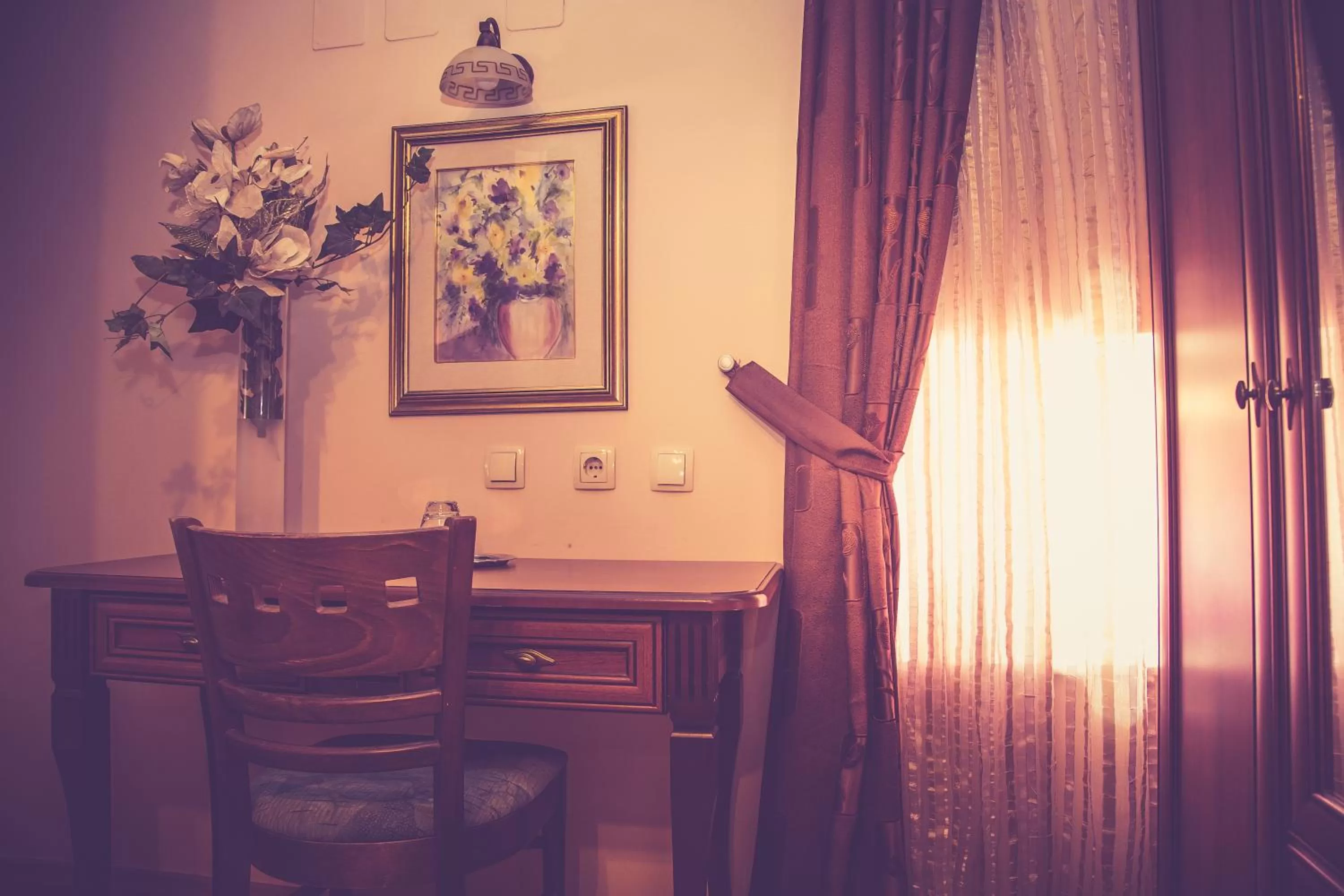 Decorative detail, TV/Entertainment Center in Hotel Livadić