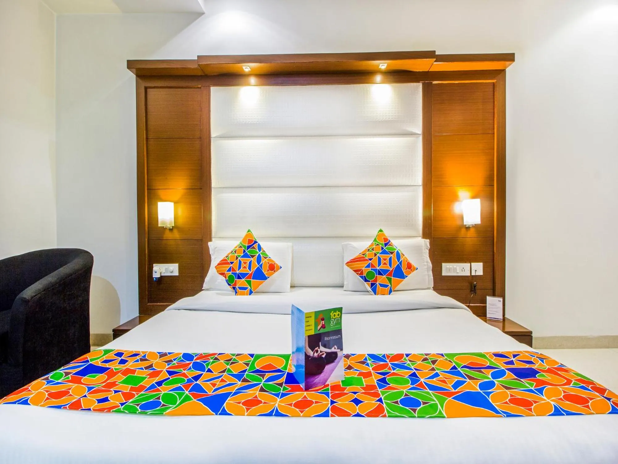 Bed in FabHotel Star Delhi Airport