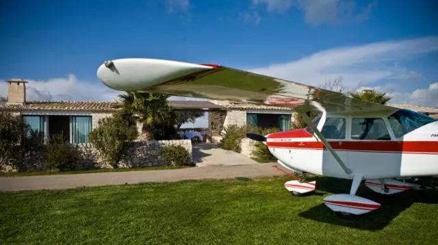 Garden view in Eremo Della Giubiliana