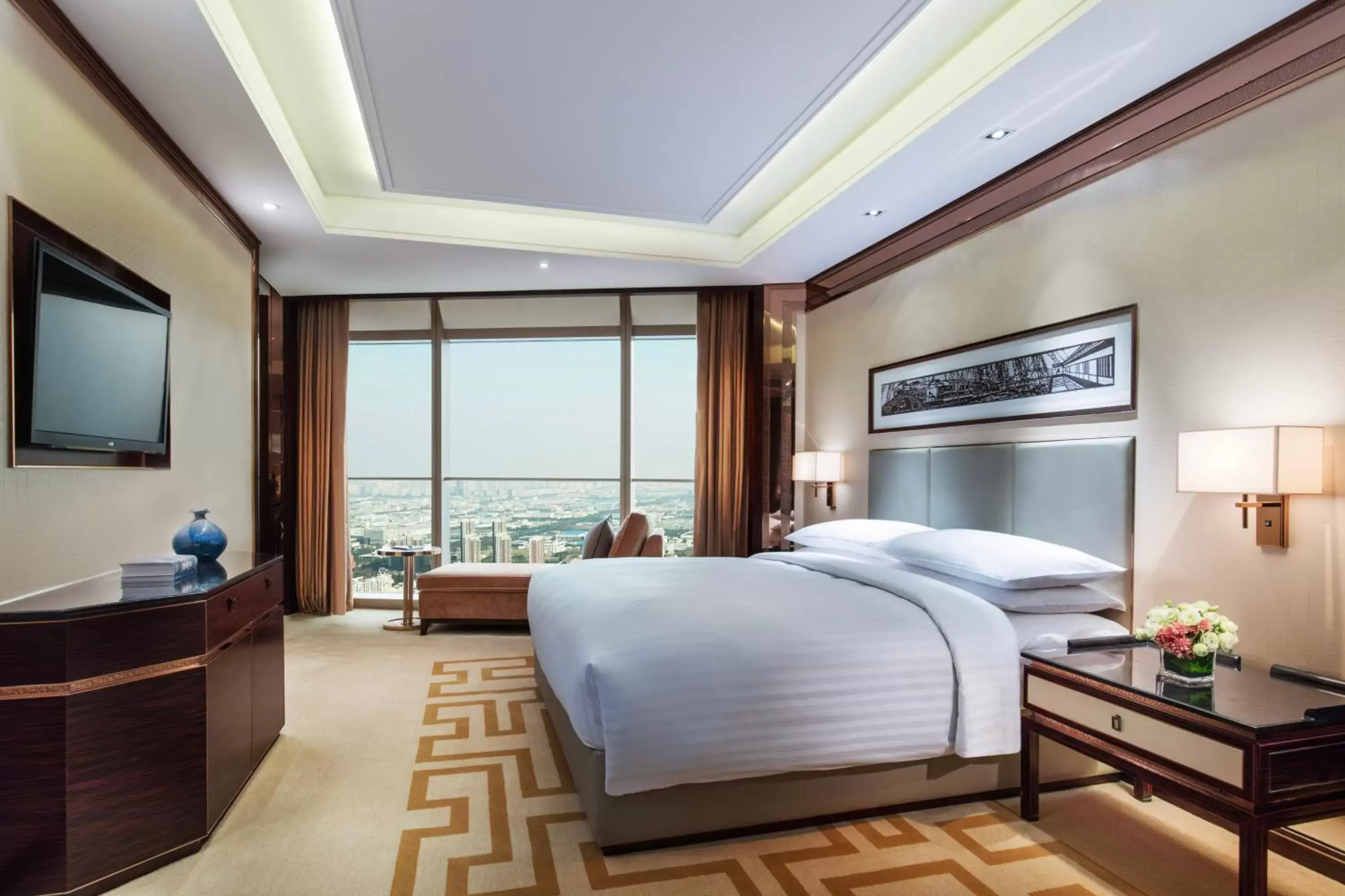 Deluxe Suite, Executive lounge access, 1 Bedroom Suite in Changzhou Marriott Hotel Deluxe Suite, Executive lounge access, 1 Bedroom Suite in Changzhou Marriott Hotel