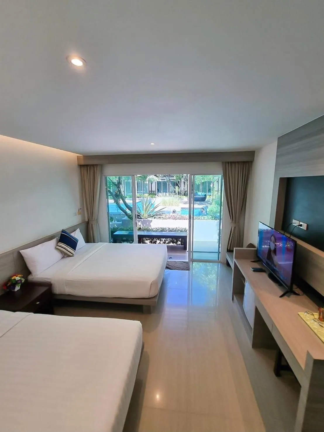 Photo of the whole room, Bed in Nirundorn Resort Chaam