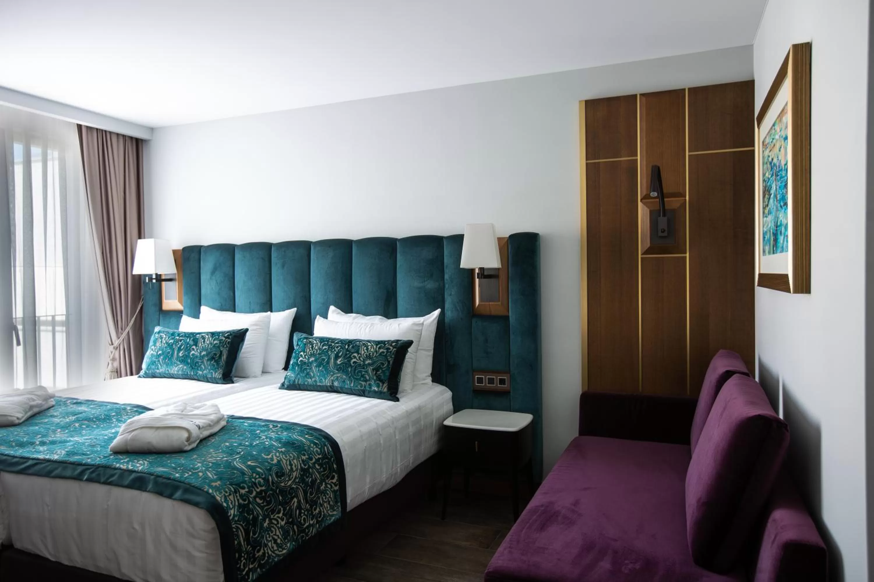 Bed in Boutique Hotel Élke Spa Superior