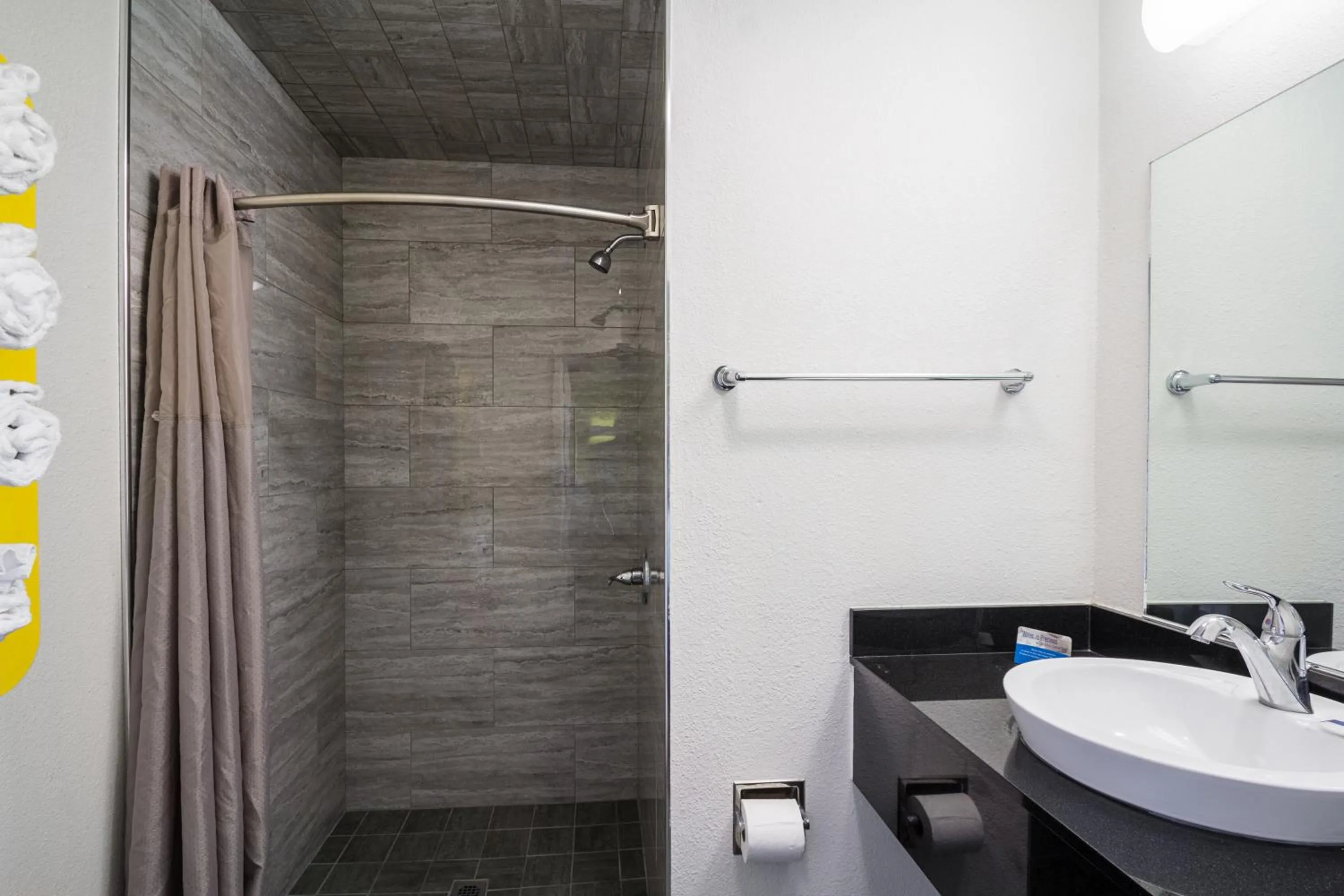 Bathroom in Motel 6 - Downtown Monterey