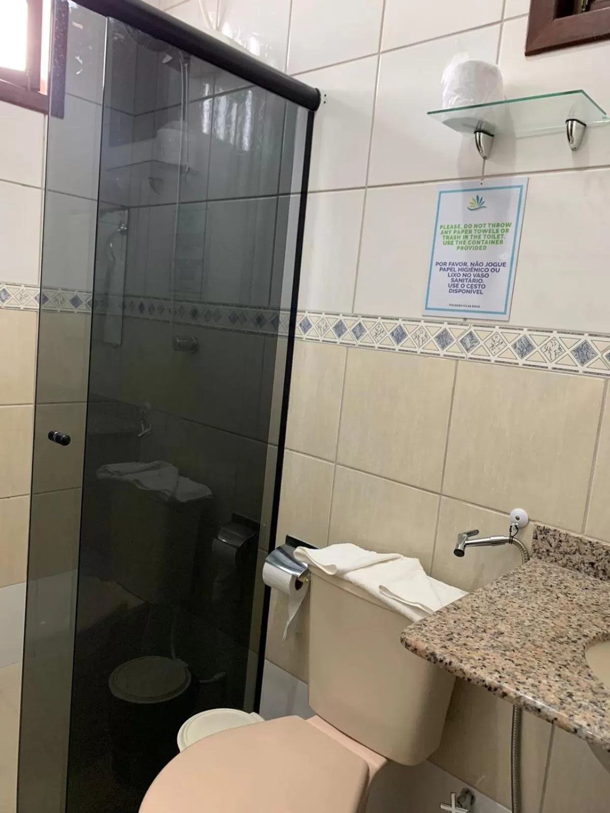 Bathroom in Pousada Vilas Boas