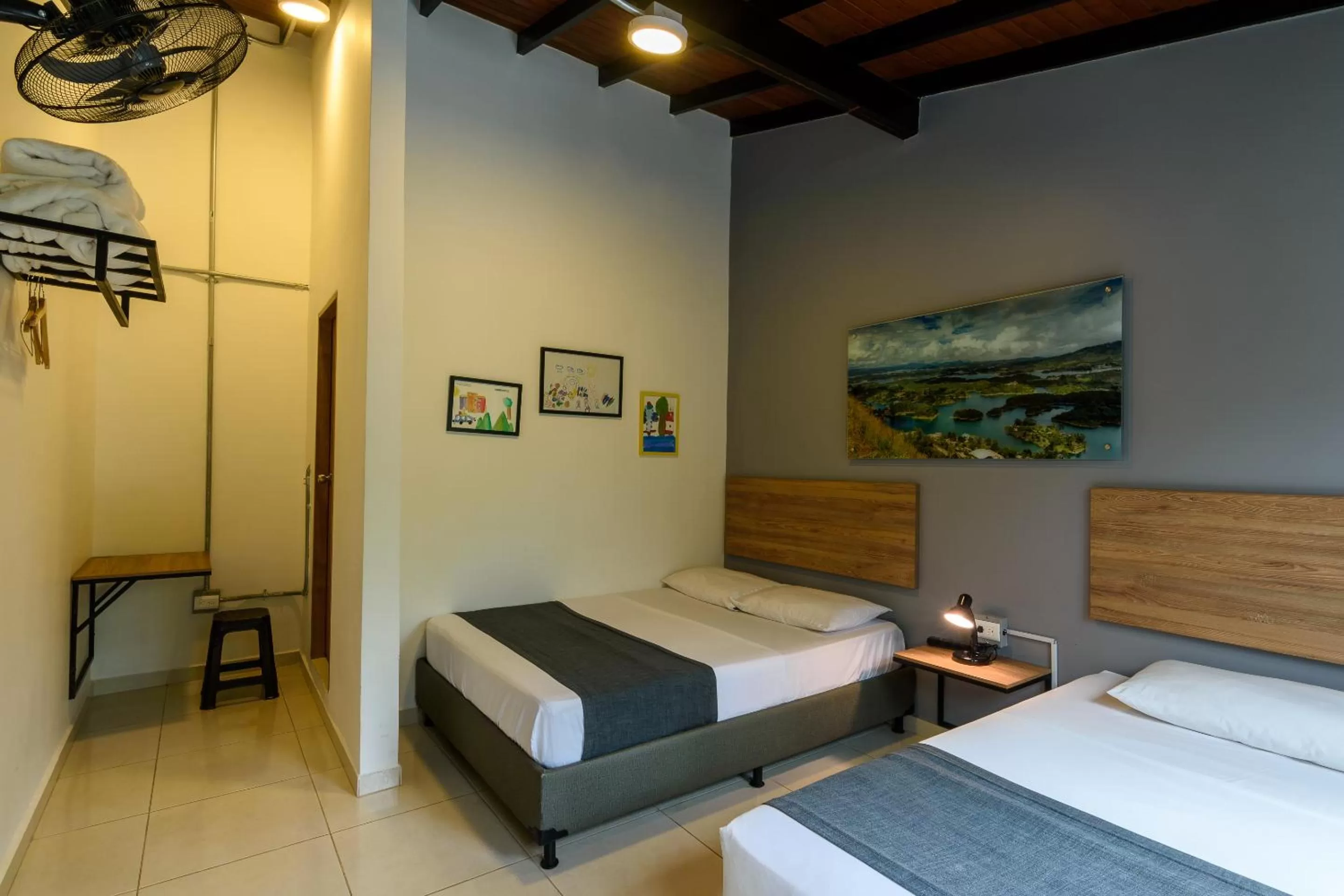 Bedroom, Bed in Med la palma