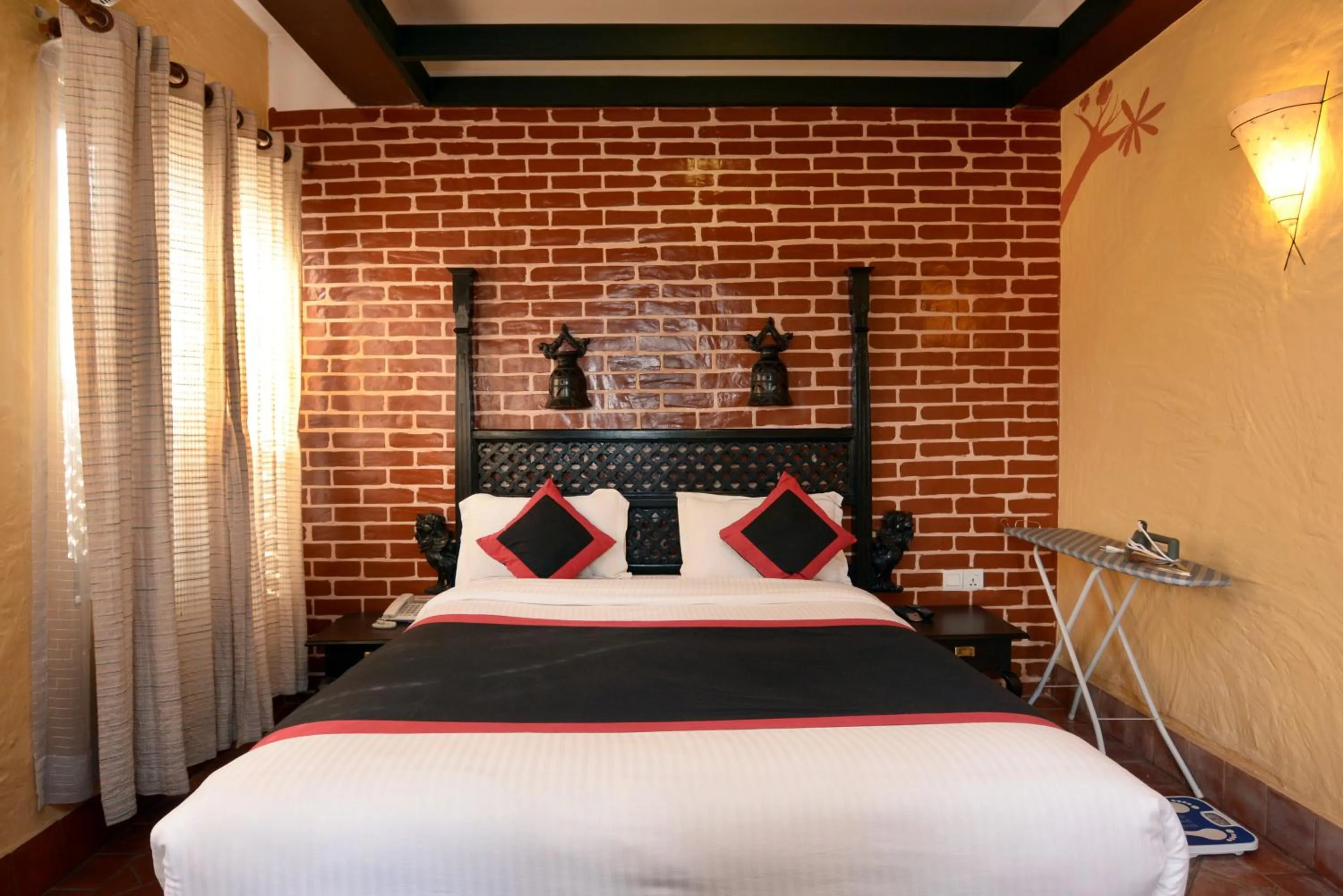 Bed in Kasthamandap Boutique Hotel