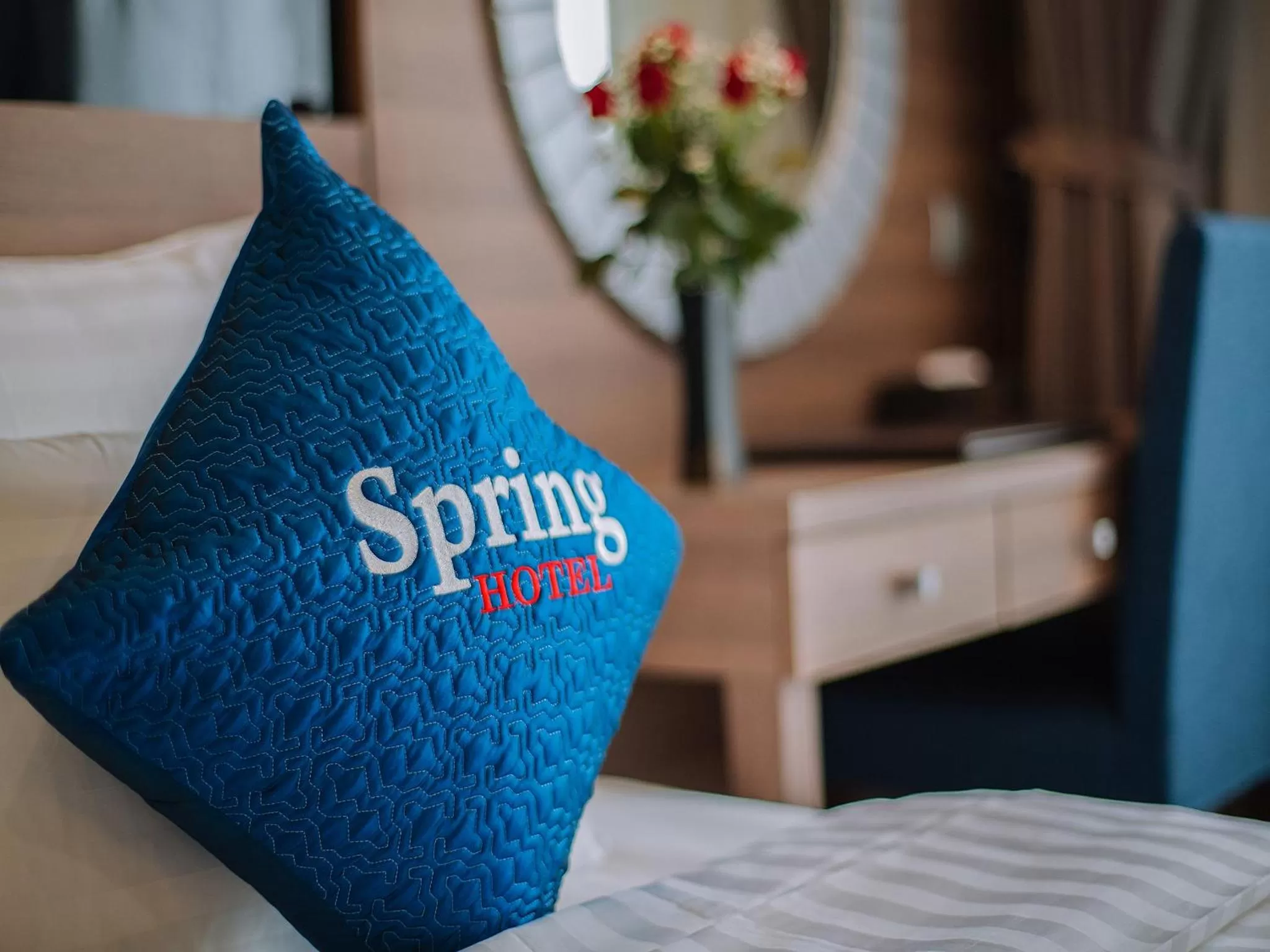 Bed in Spring Hotel Hanoi