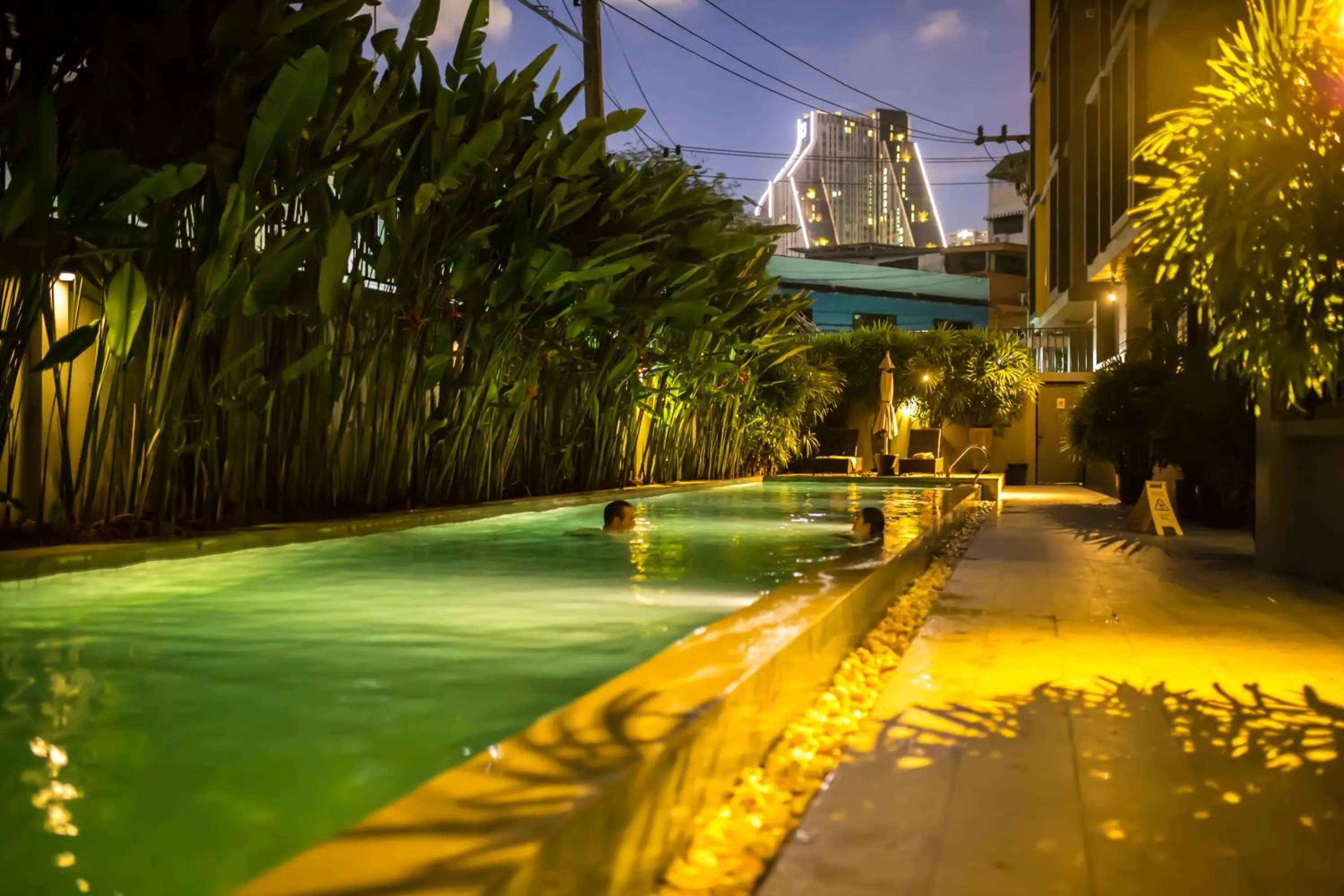 Swimming pool in iSanook Bangkok
