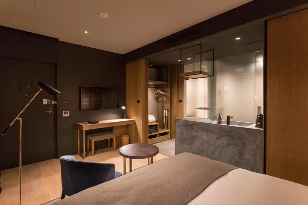 Bed in HOTEL CANATA KYOTO