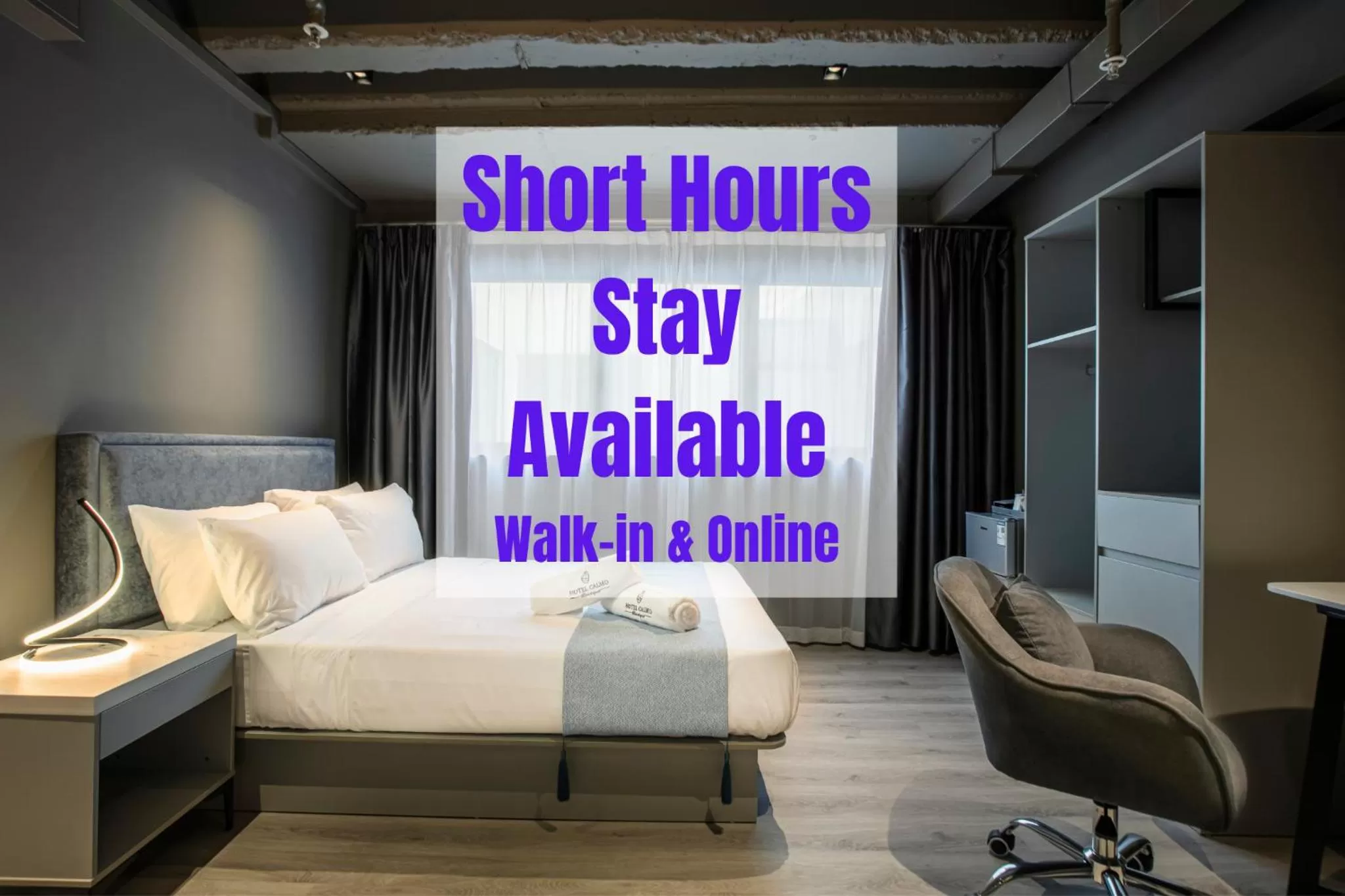 Bed in Hotel Calmo Bugis