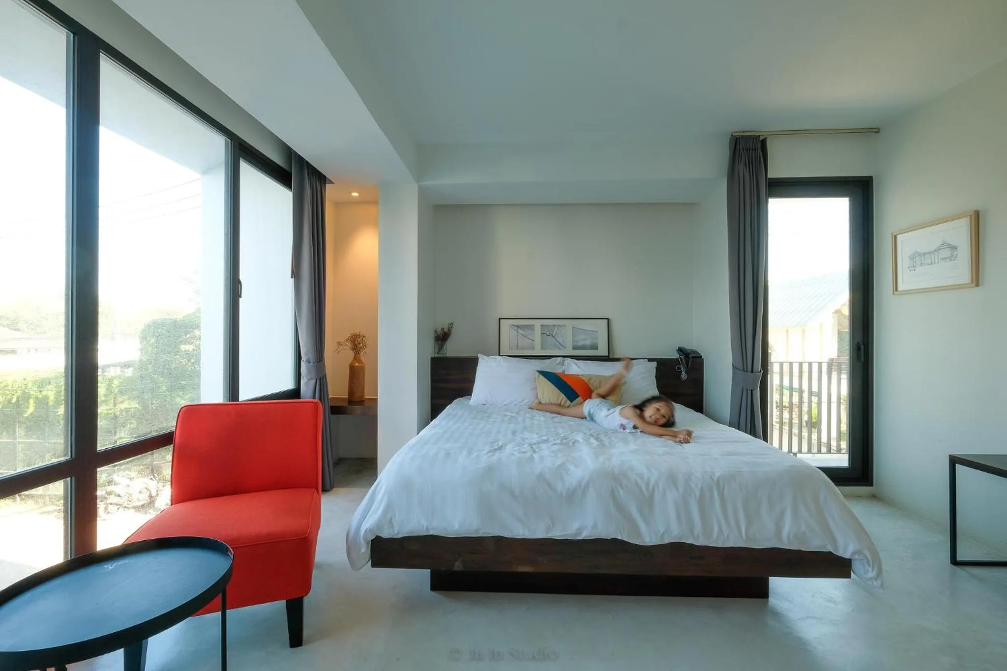 Bed in NornDee Hotel