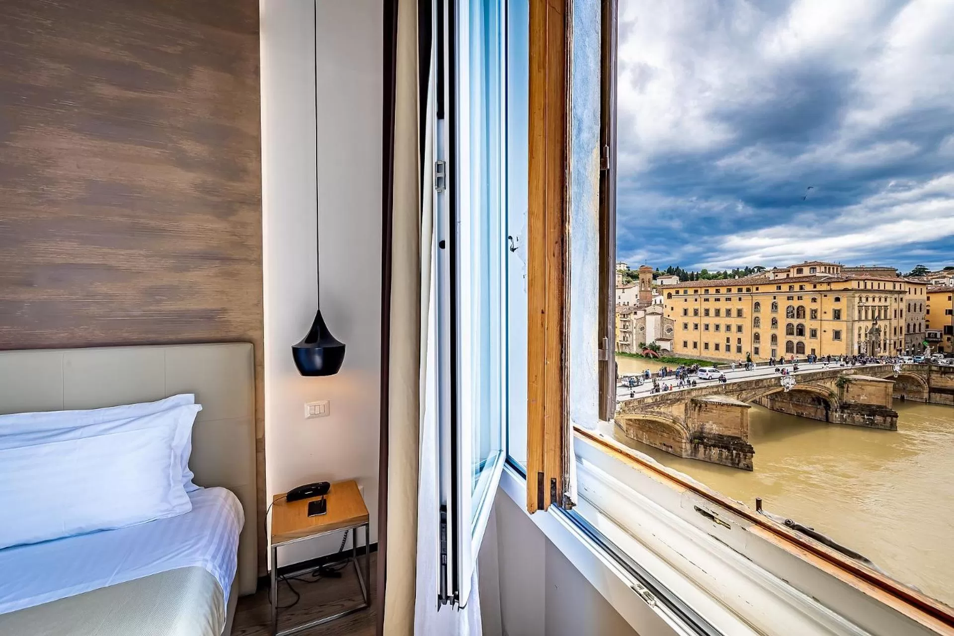 View (from property/room), Bed in Palazzo Alfieri - Place of Charme