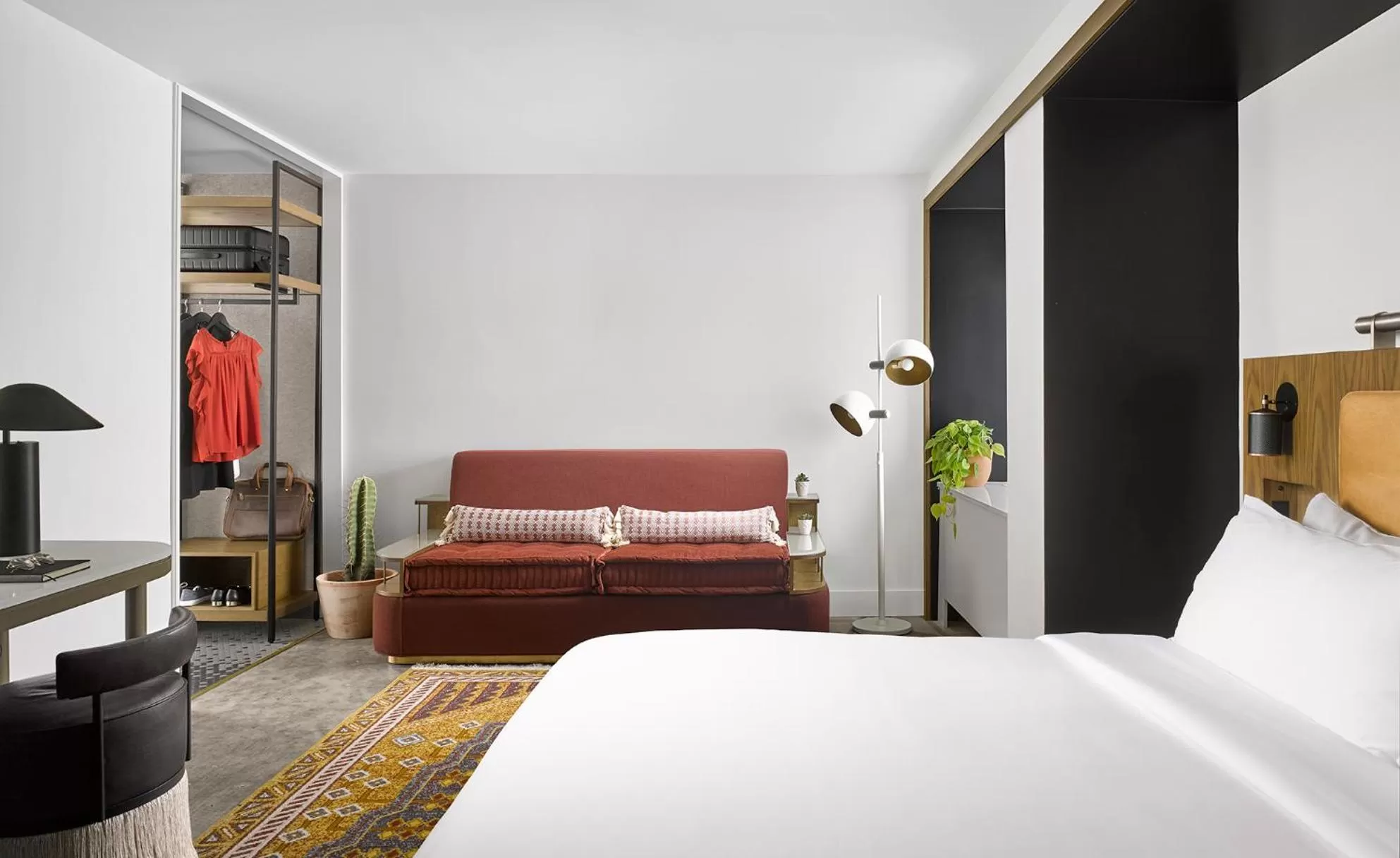 Seating area, Bed in Vignette Collection Yours Truly DC by IHG