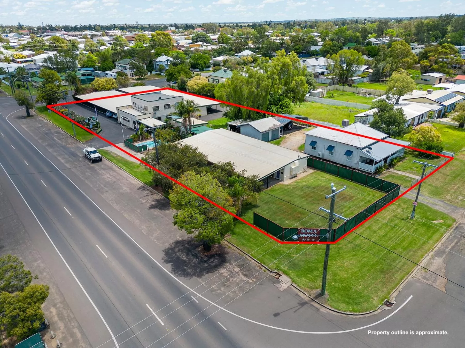 Bird's eye view in Roma Motel