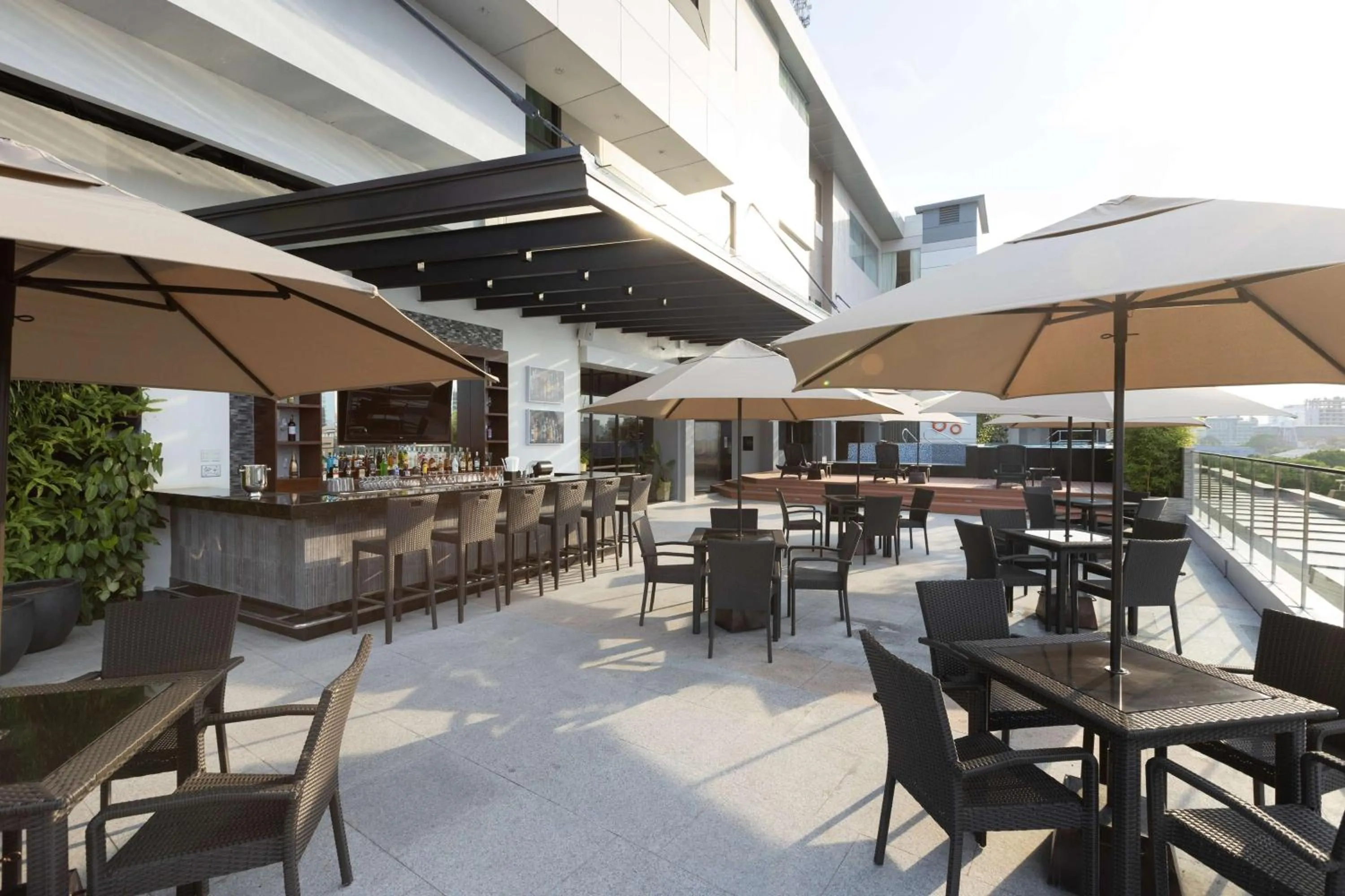 Pool view in Best Western Plus Metro Clark