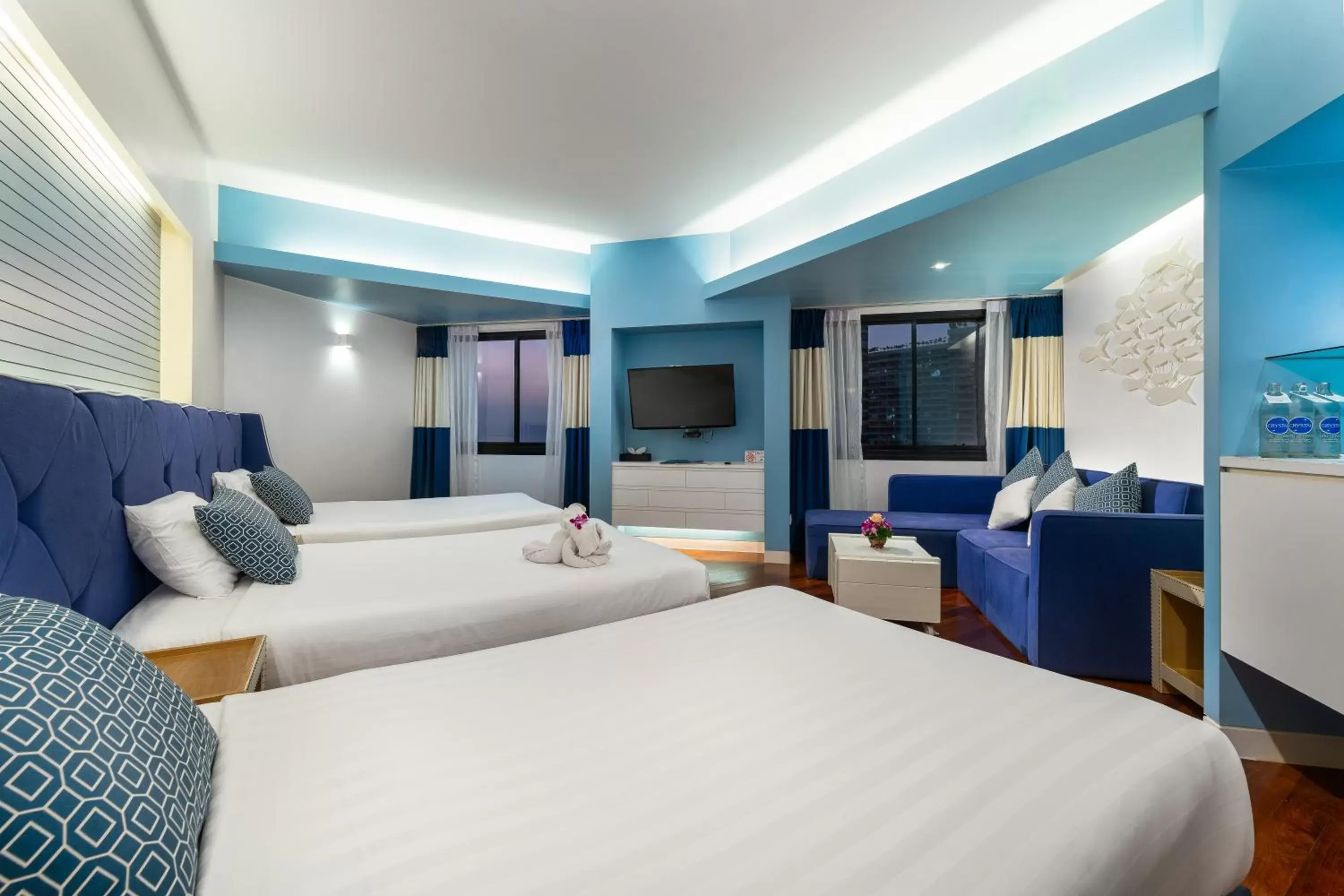 Triple Family Deluxe in Jomtien Palm Beach Hotel and Resort Triple Family Deluxe in Jomtien Palm Beach Hotel and Resort