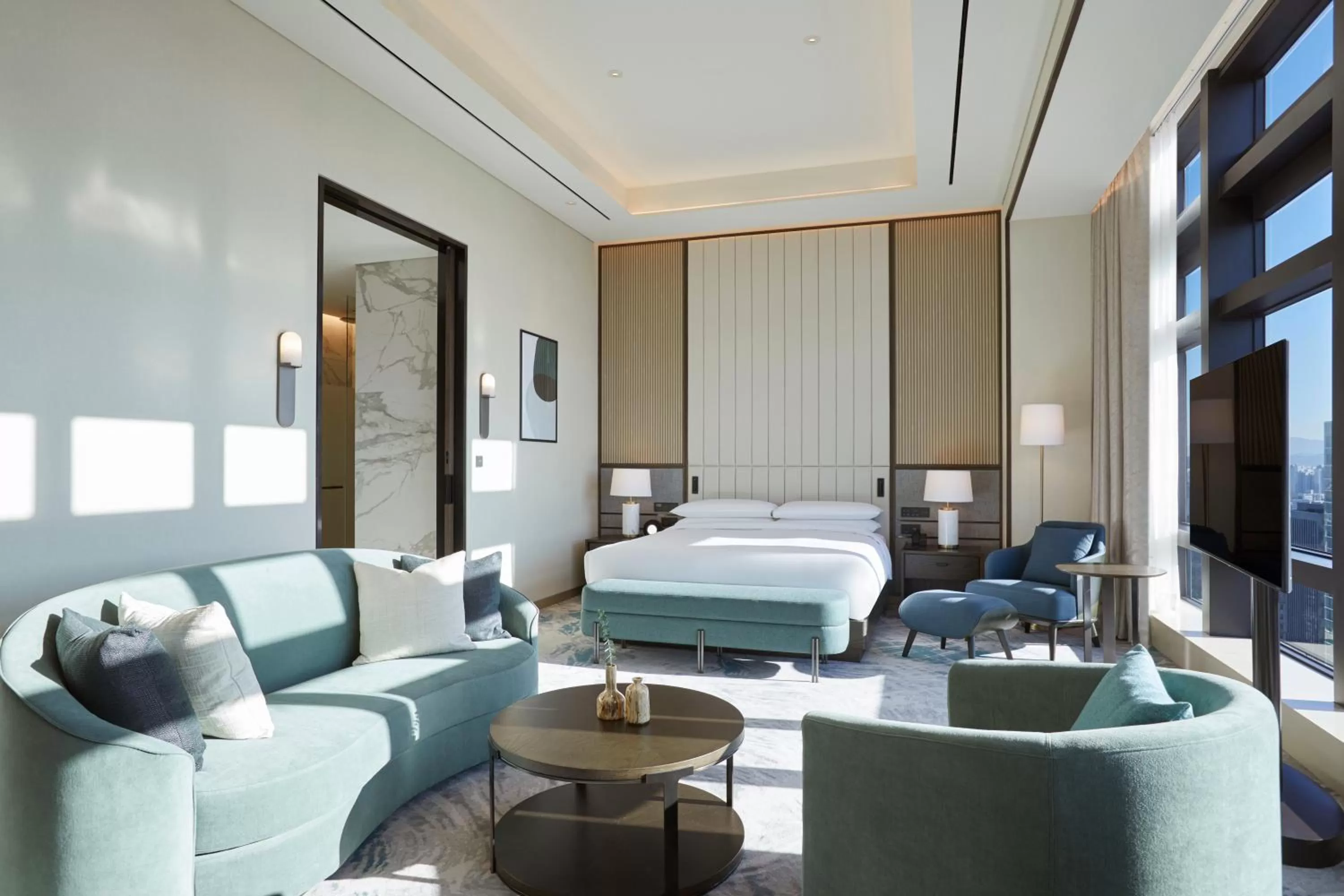 Bedroom, Bed in Grand InterContinental Seoul Parnas by IHG