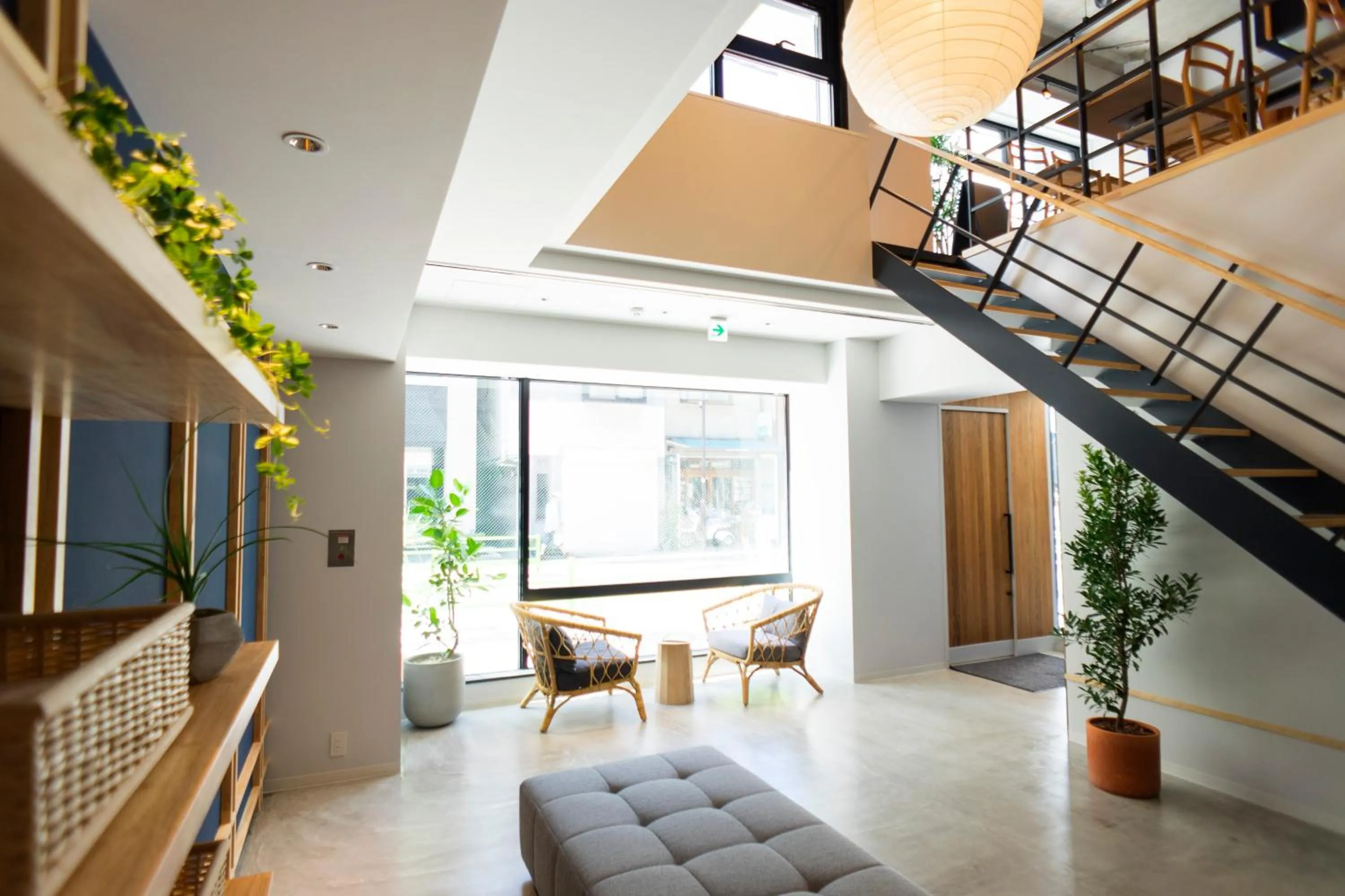 Lobby or reception in Imano Tokyo Ginza Hostel