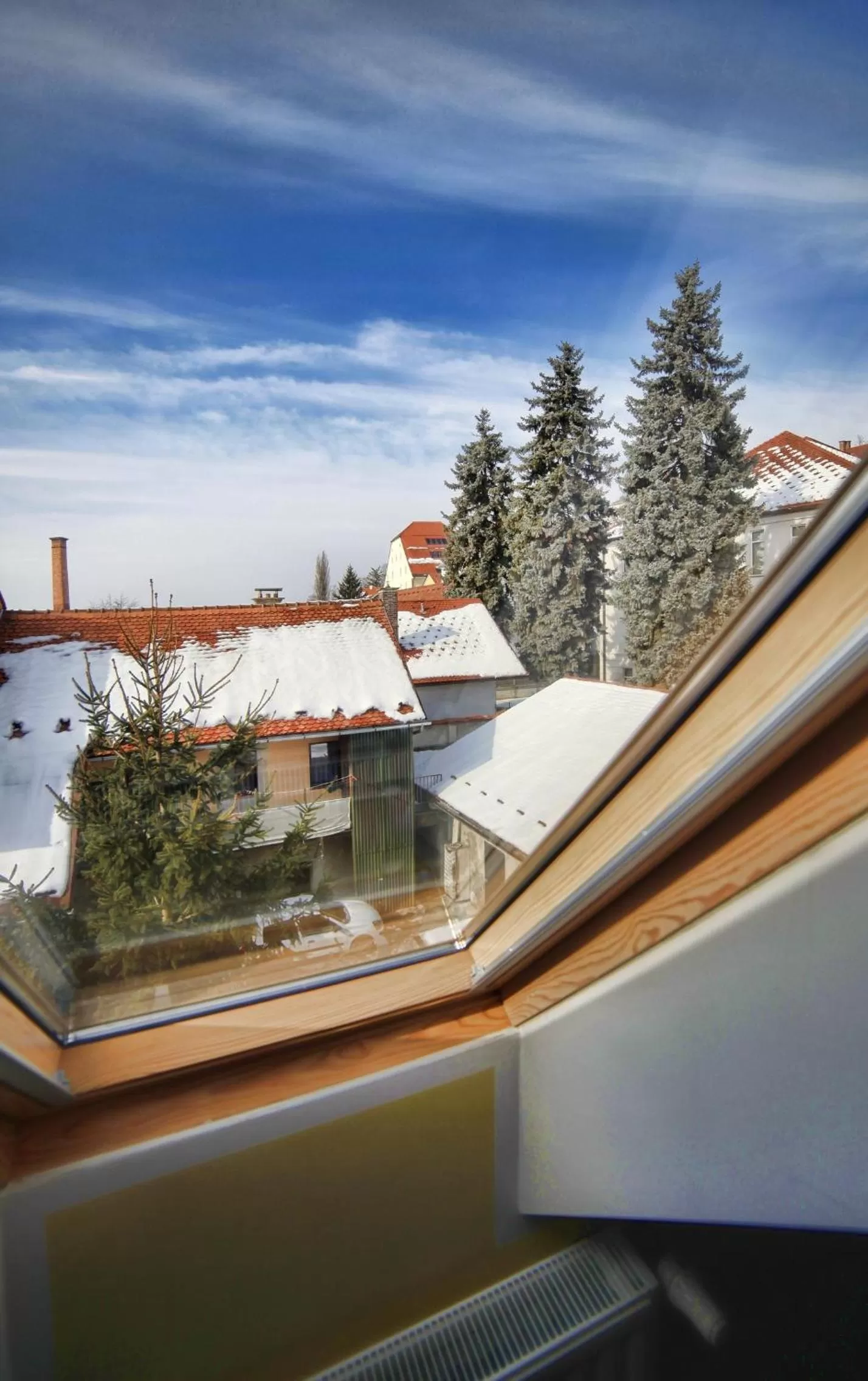 View (from property/room), Winter in Bed & Breakfast Šilak