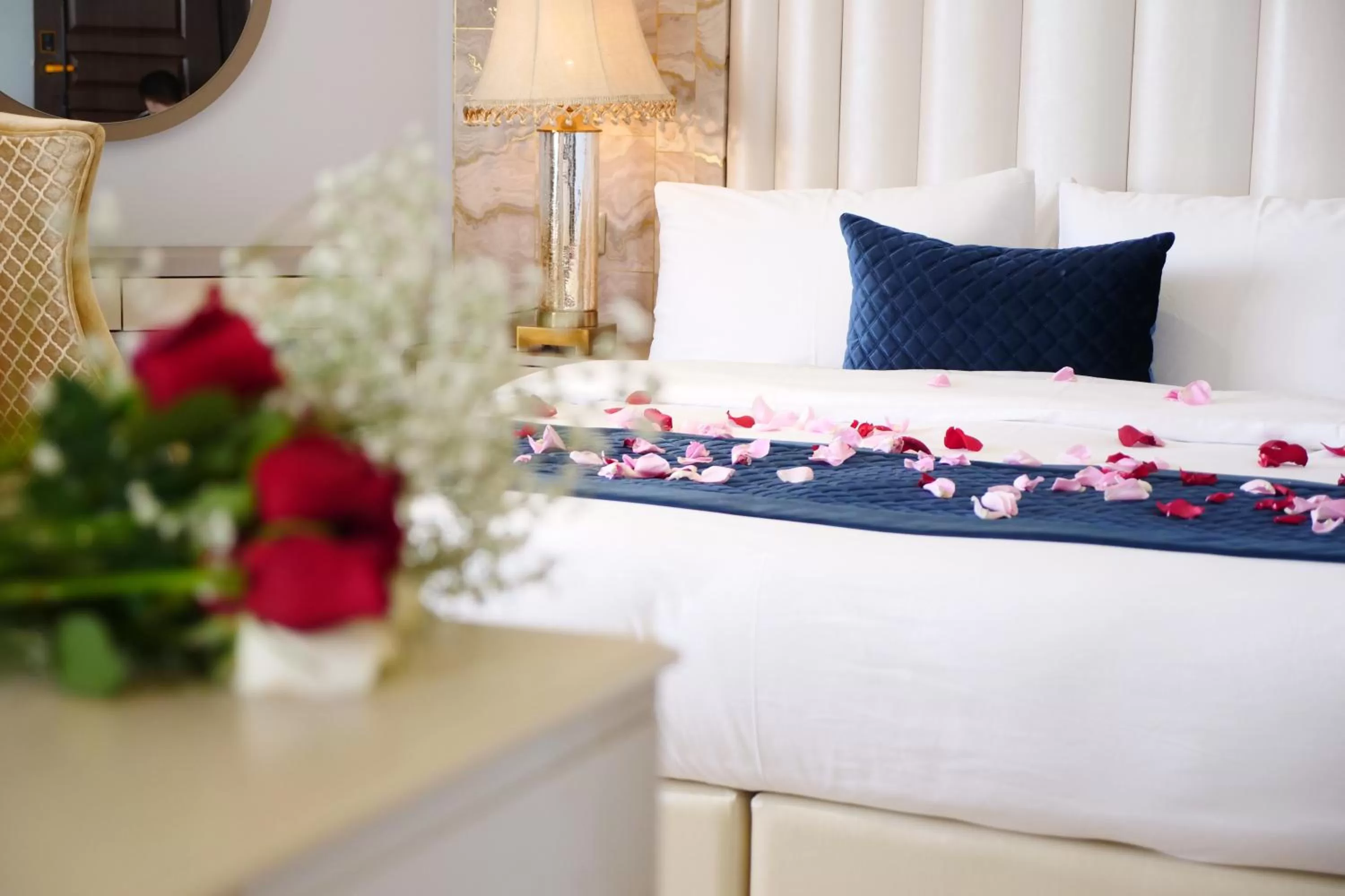 Decorative detail, Bed in Lumiere Des Etoile