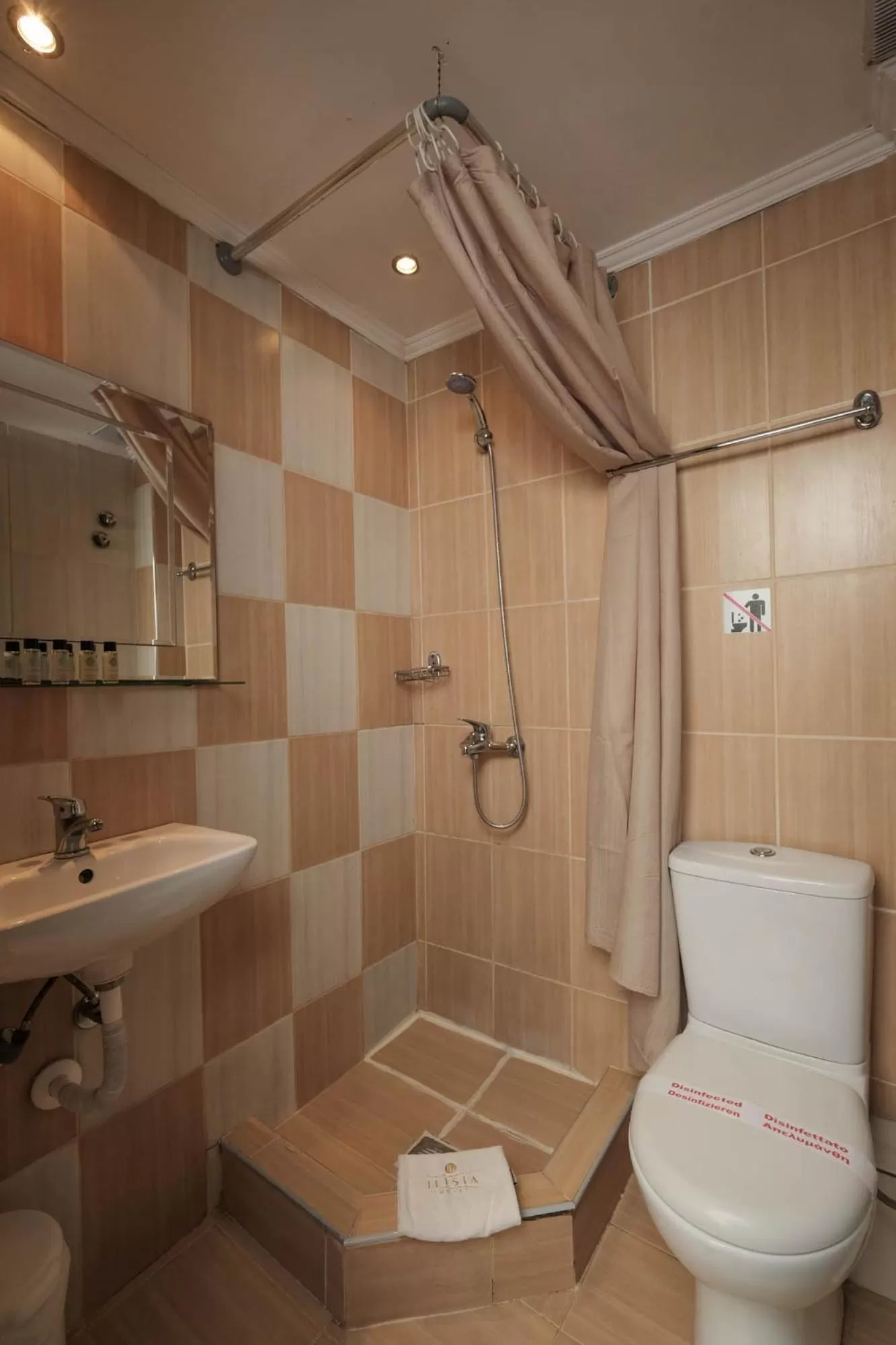 Shower in Hotel Ilisia