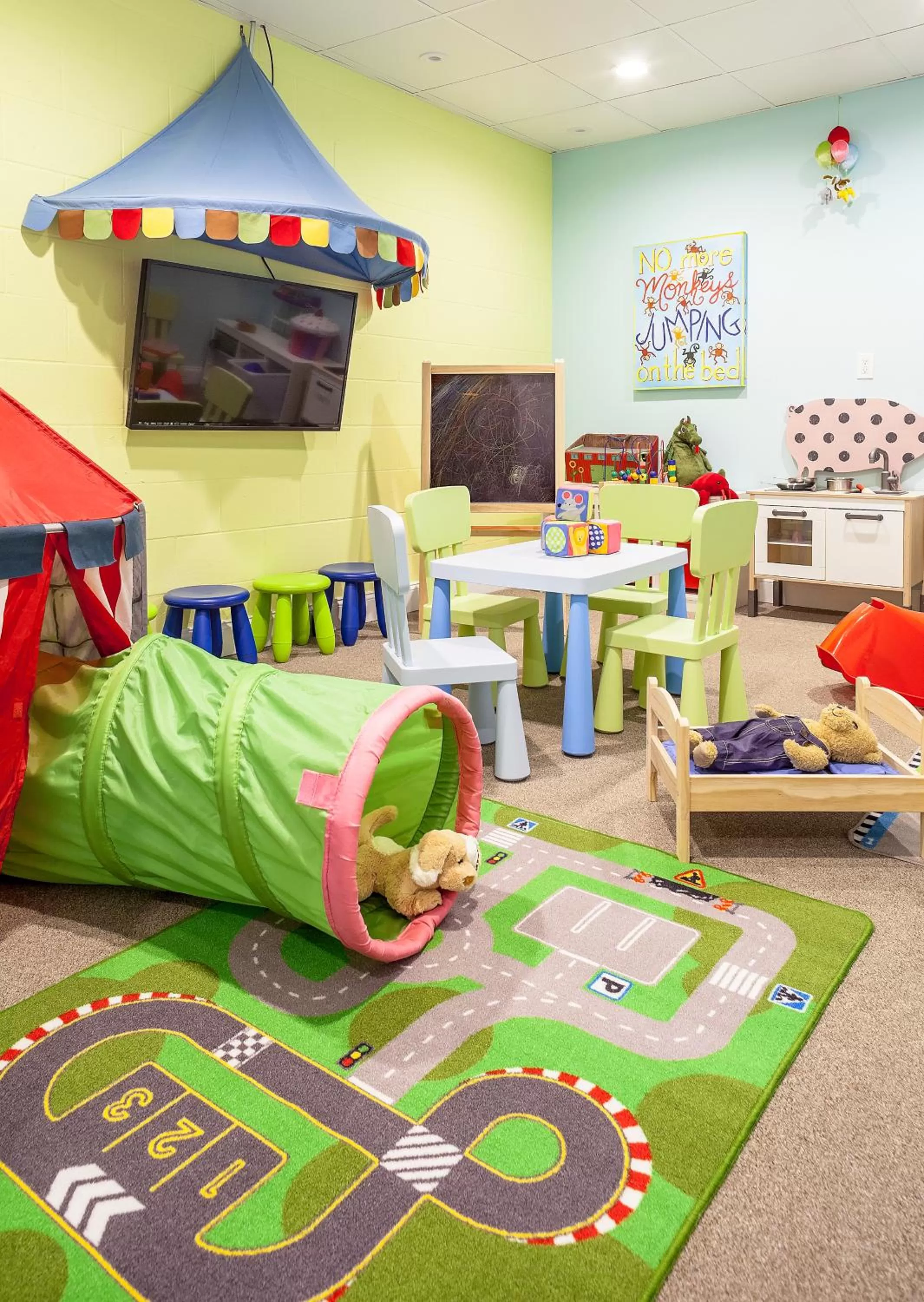 Children play ground, Kid's Club in 506 On the River Inn Woodstock