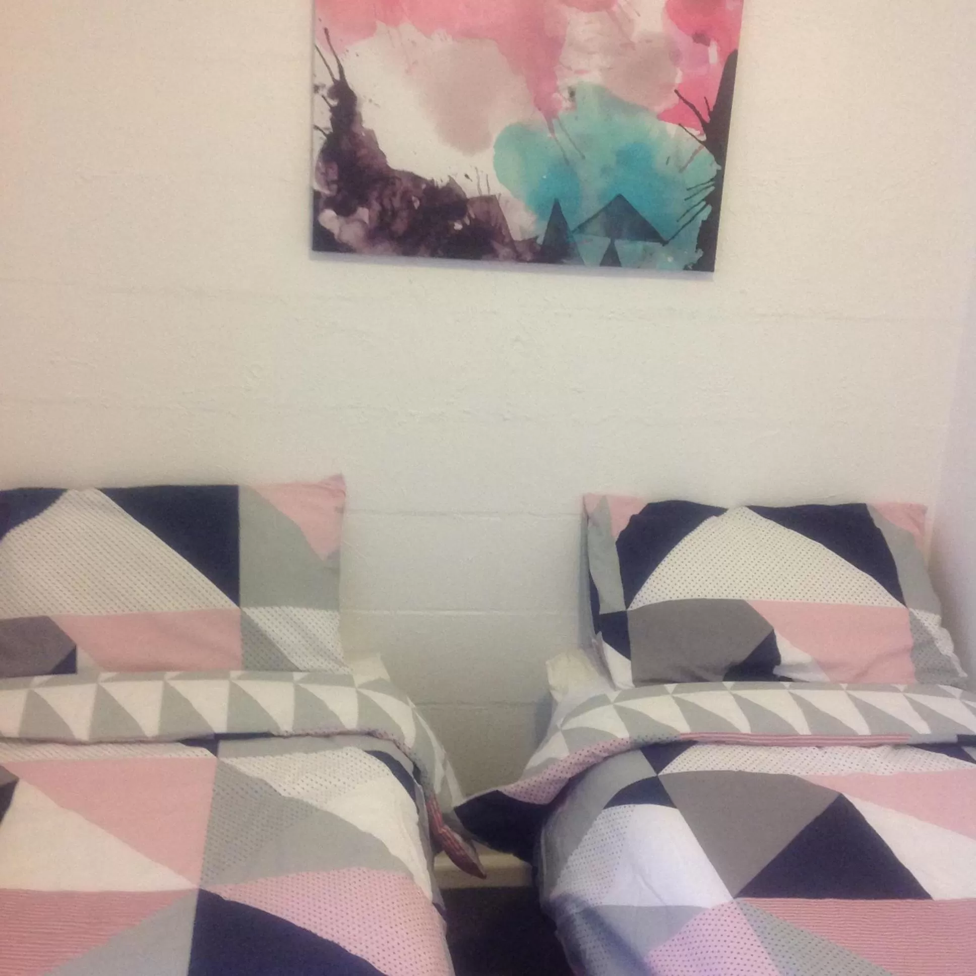 Bed in Motel Farnboro