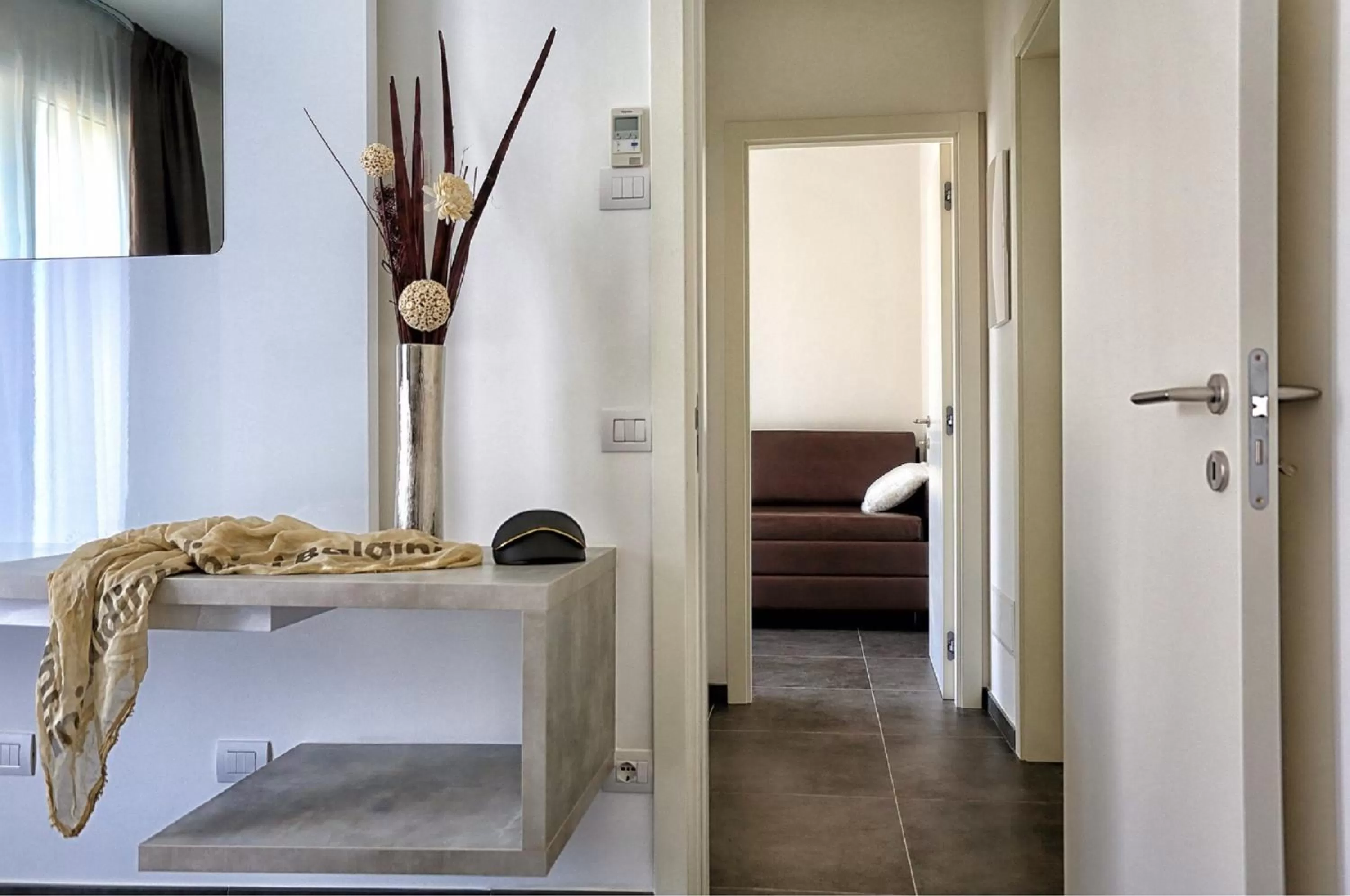 Decorative detail, Bed in Baldinini Hotel