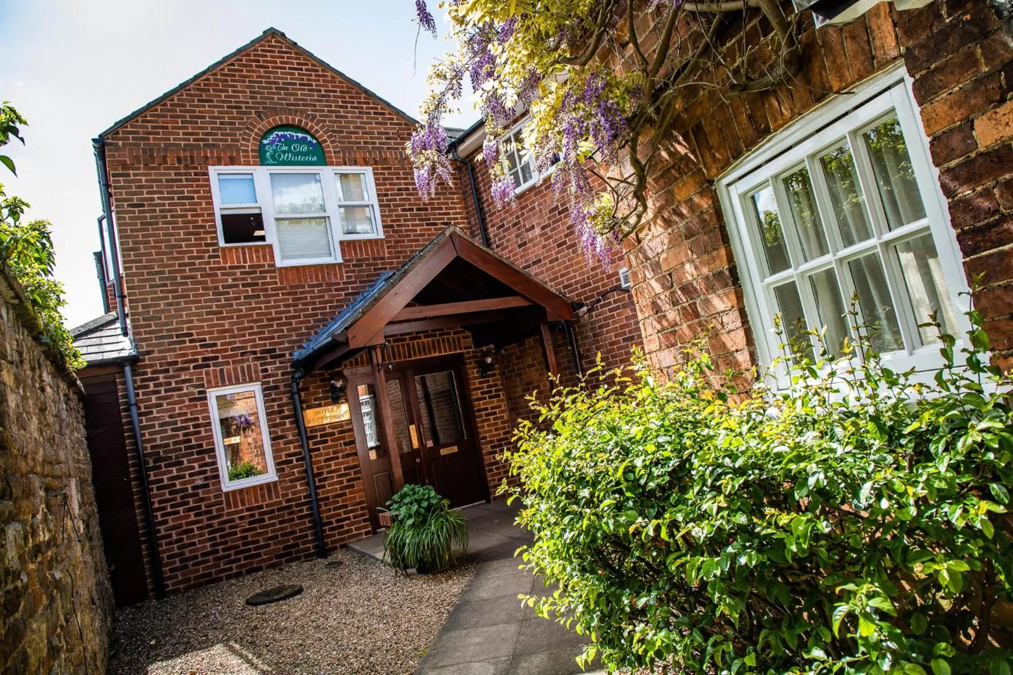 Facade/entrance in Wisteria Hotel