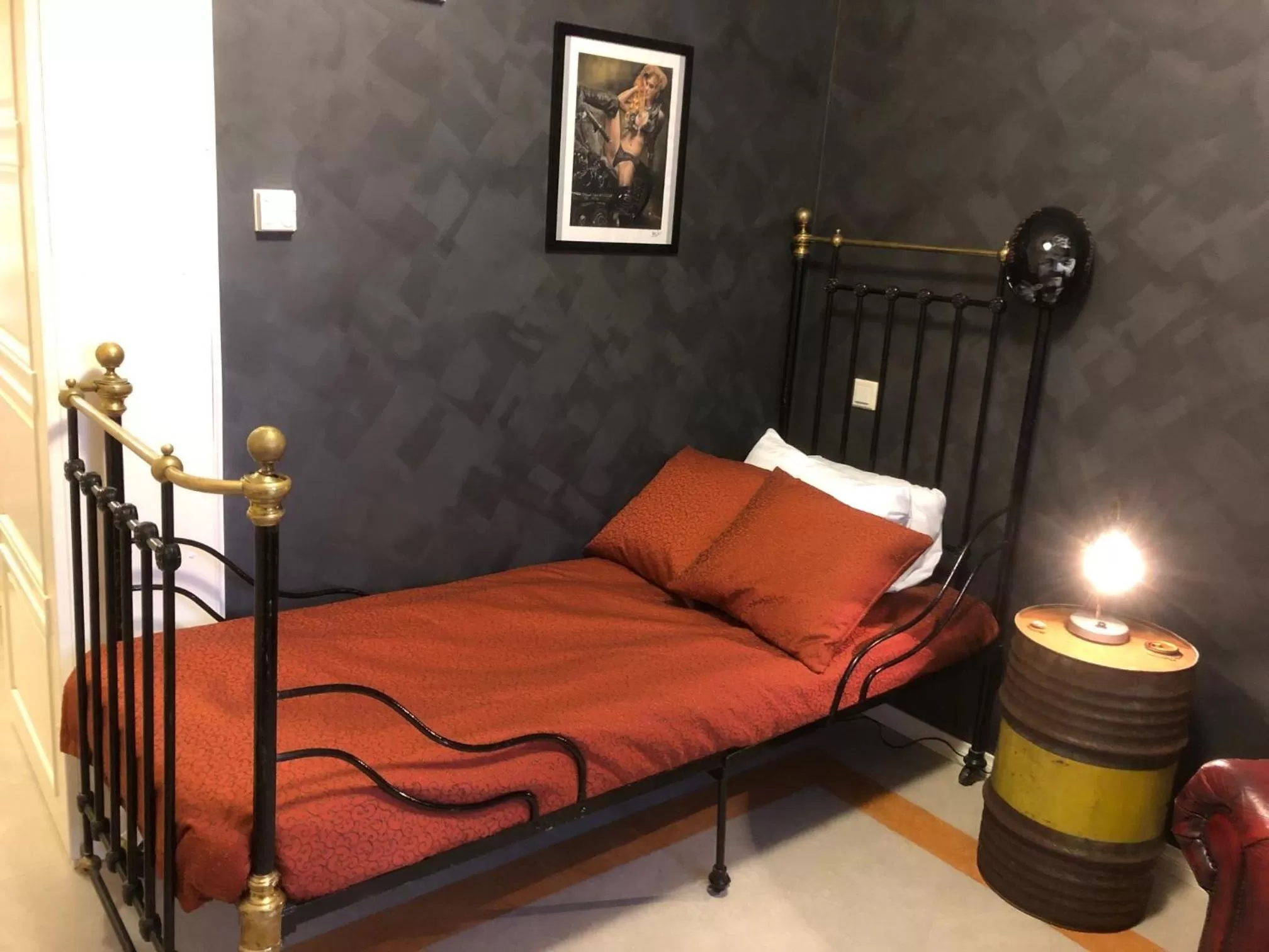 Bed in Hotelli Verstas