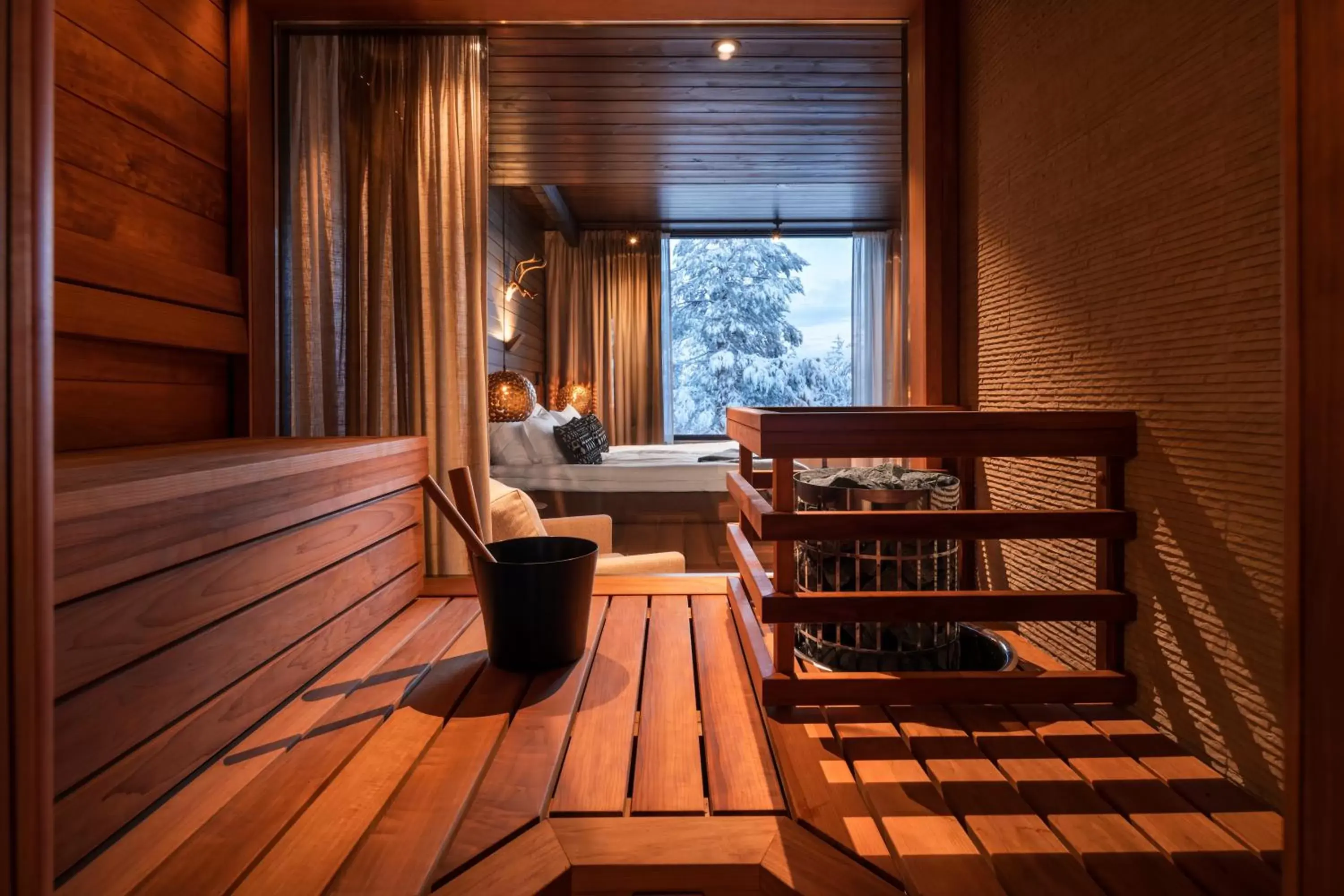 Arctic Junior Suite with Sauna in Lapland Hotels Sky Ounasvaara Arctic Junior Suite with Sauna in Lapland Hotels Sky Ounasvaara