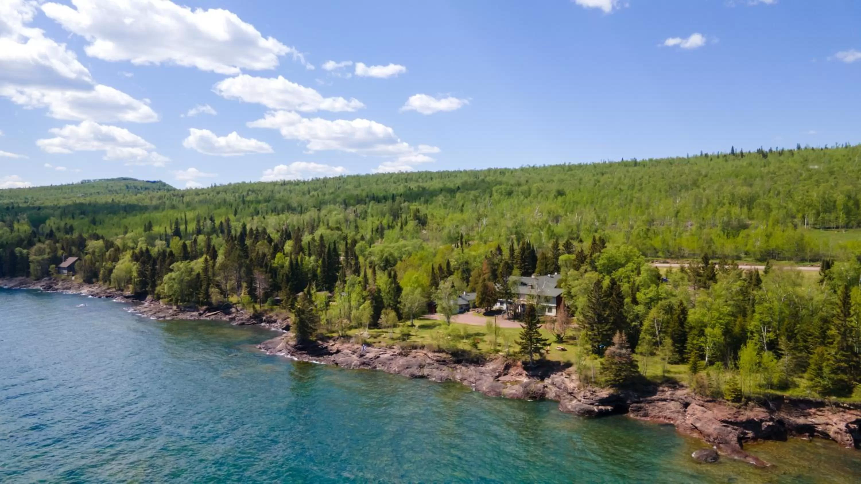 Bird's-eye View in Thomsonite Inn on Lake Superior