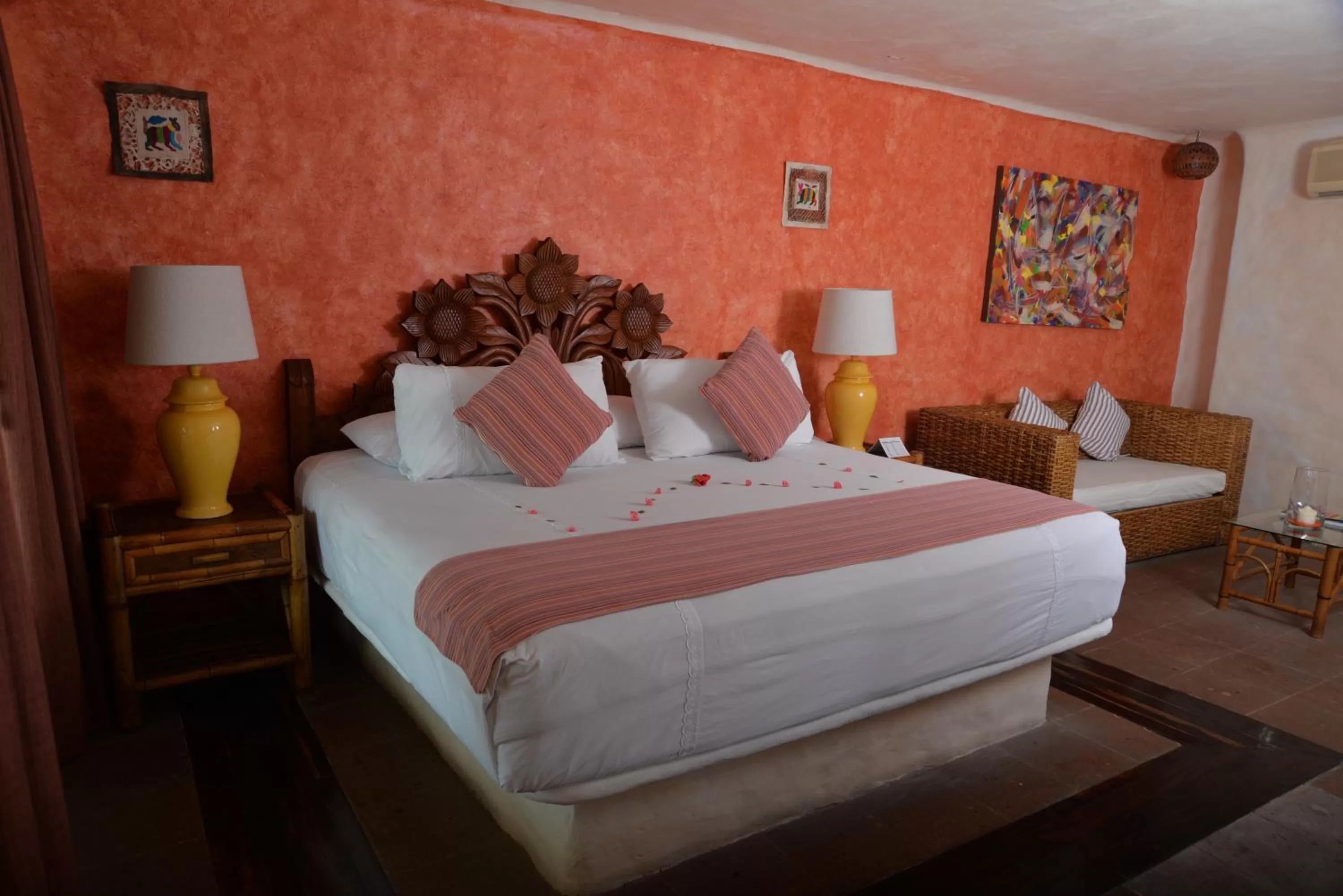 Bed in Hotel Aura del Mar