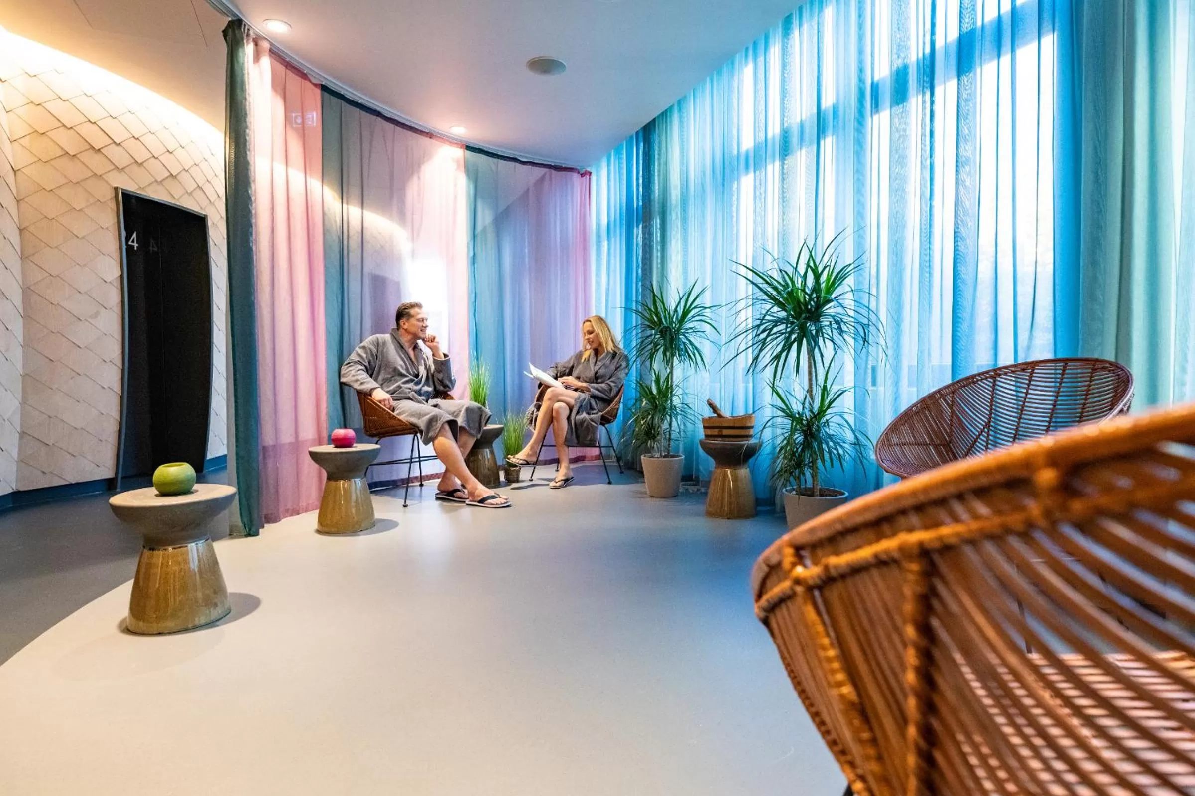 Seating area, Fitness Center/Facilities in feelMOOR - Gesundresort Bad Wurzach