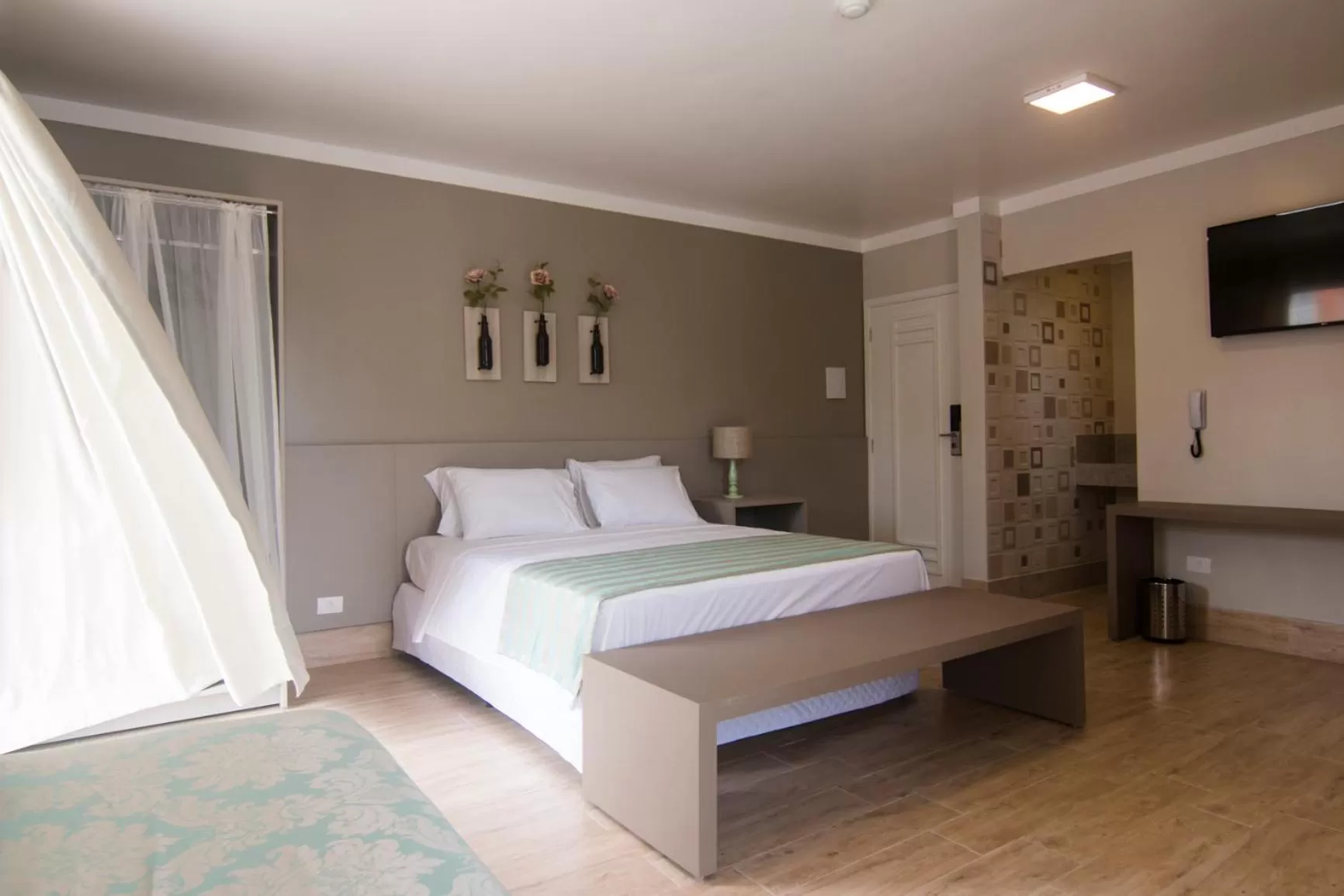 Bed in Pousada Villa Di Enzo