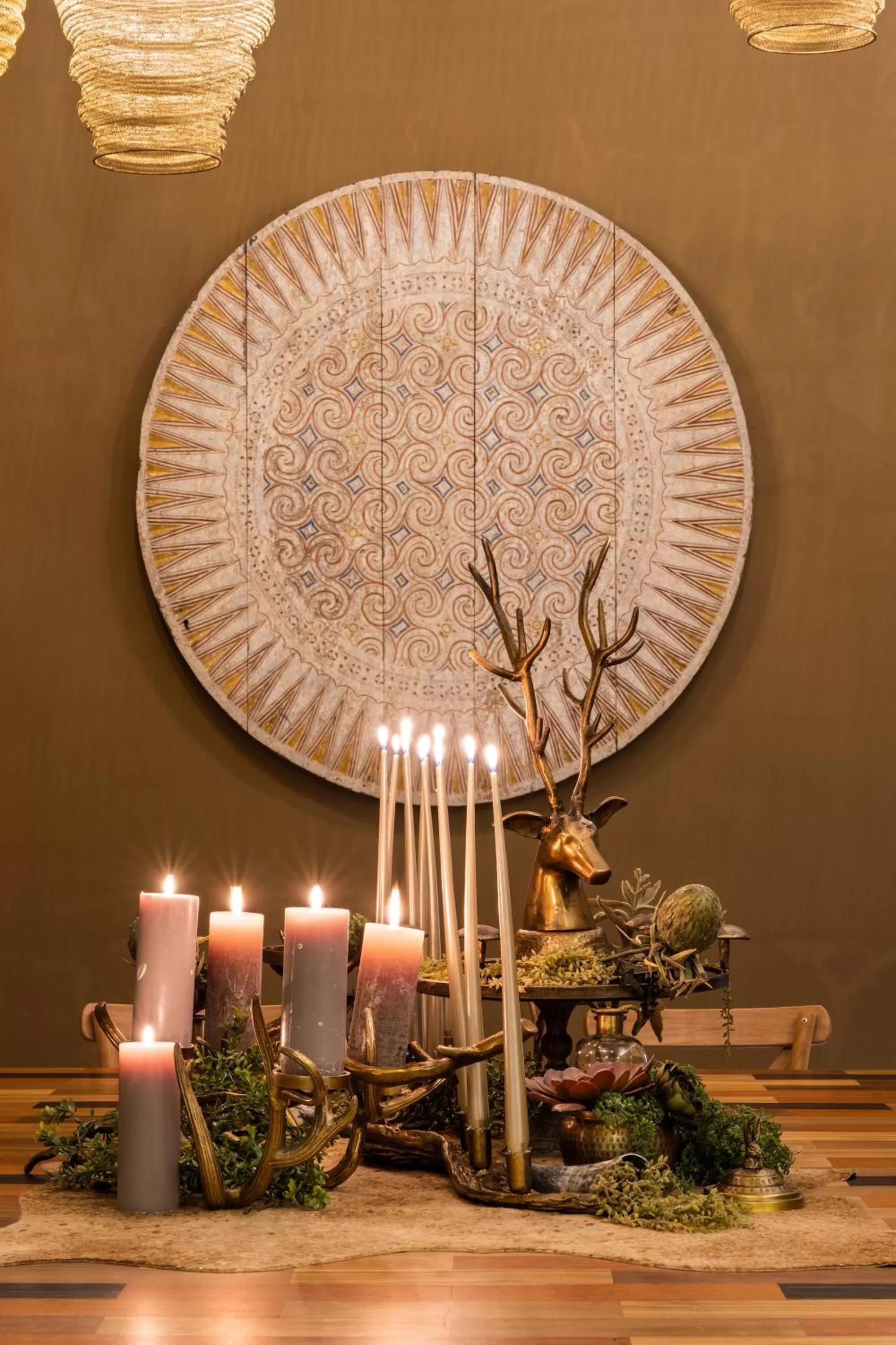 Decorative detail in Tau House