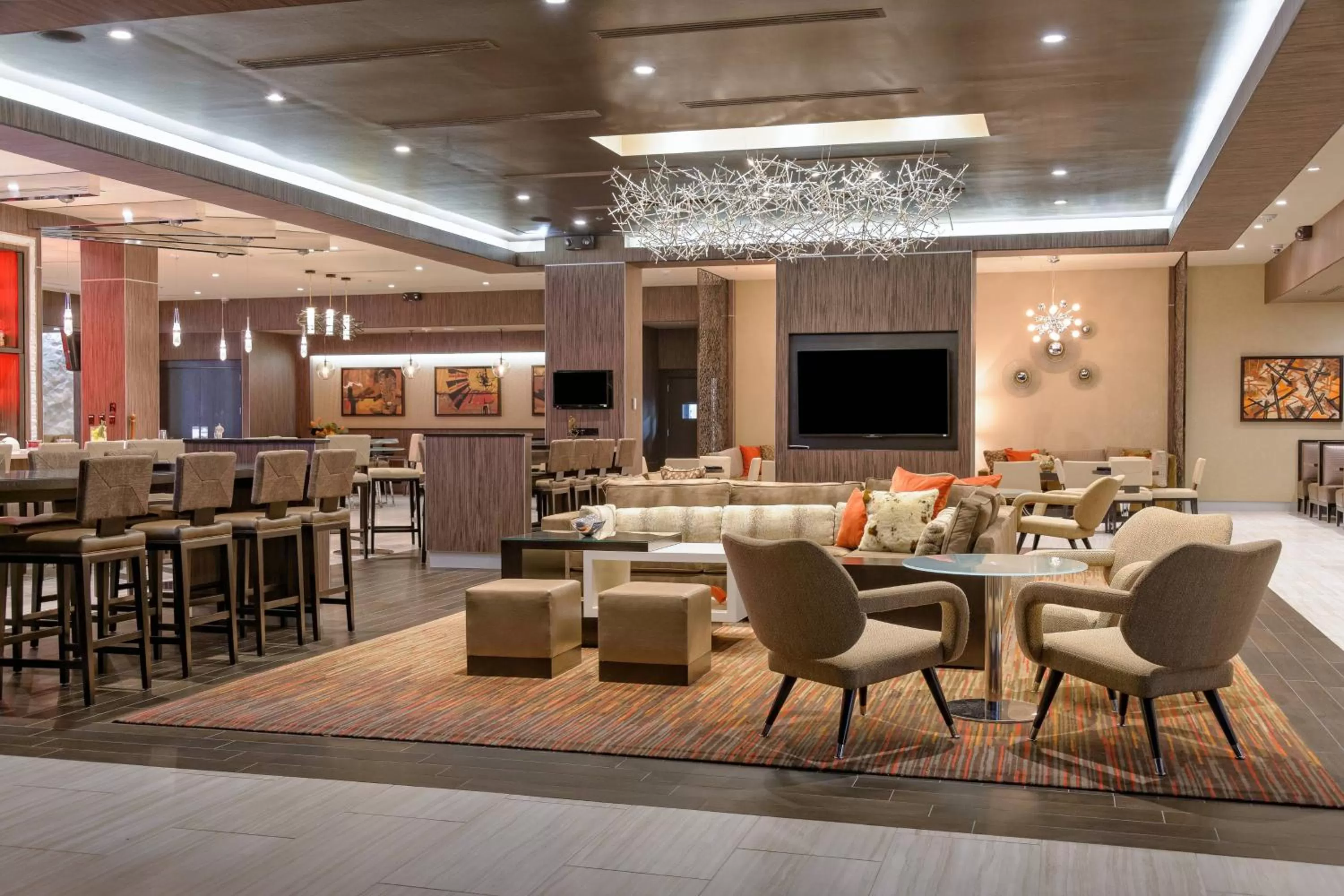 Lobby or reception in Houston Marriott West Loop by The Galleria