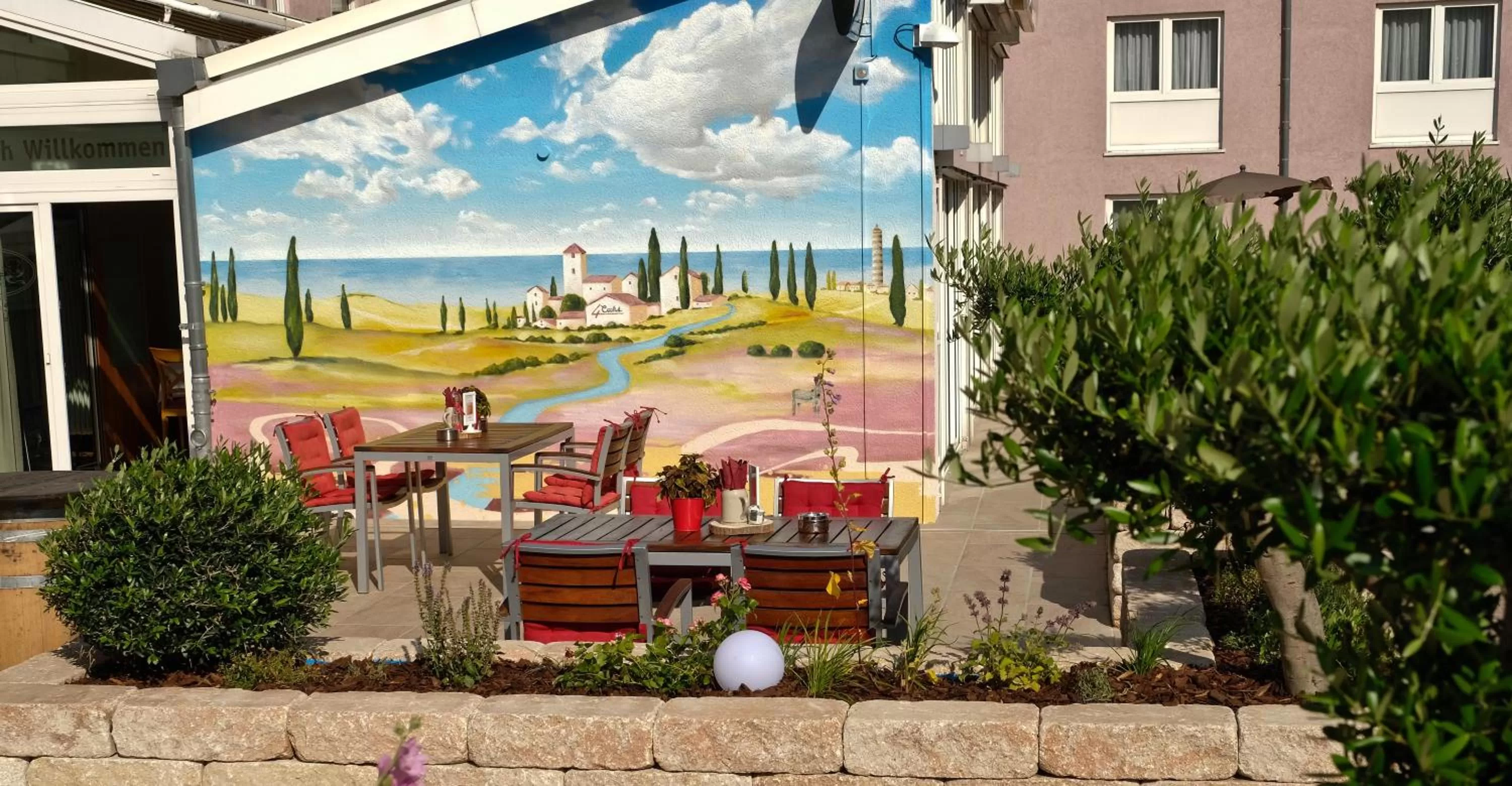 Balcony/Terrace in Apart Hotel Sehnde