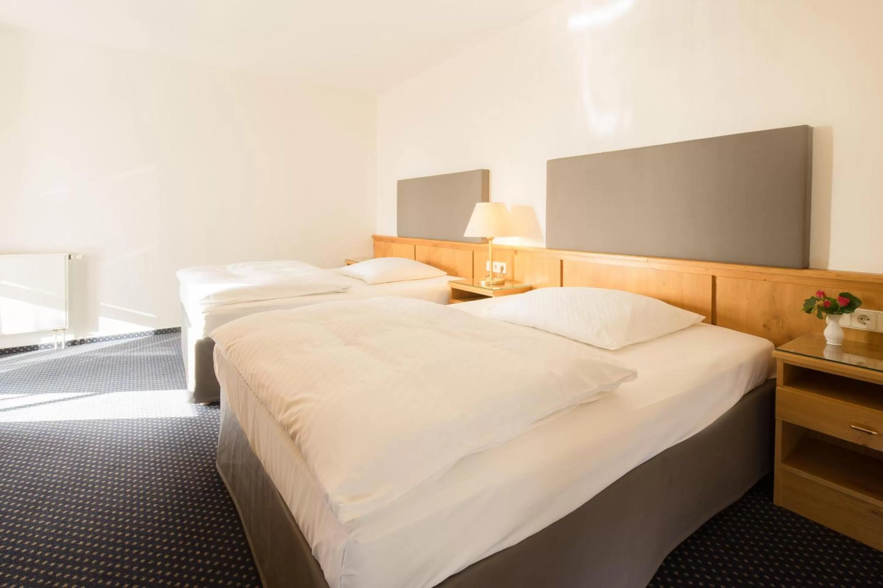 Decorative detail, Bed in Hotel Heidehof garni