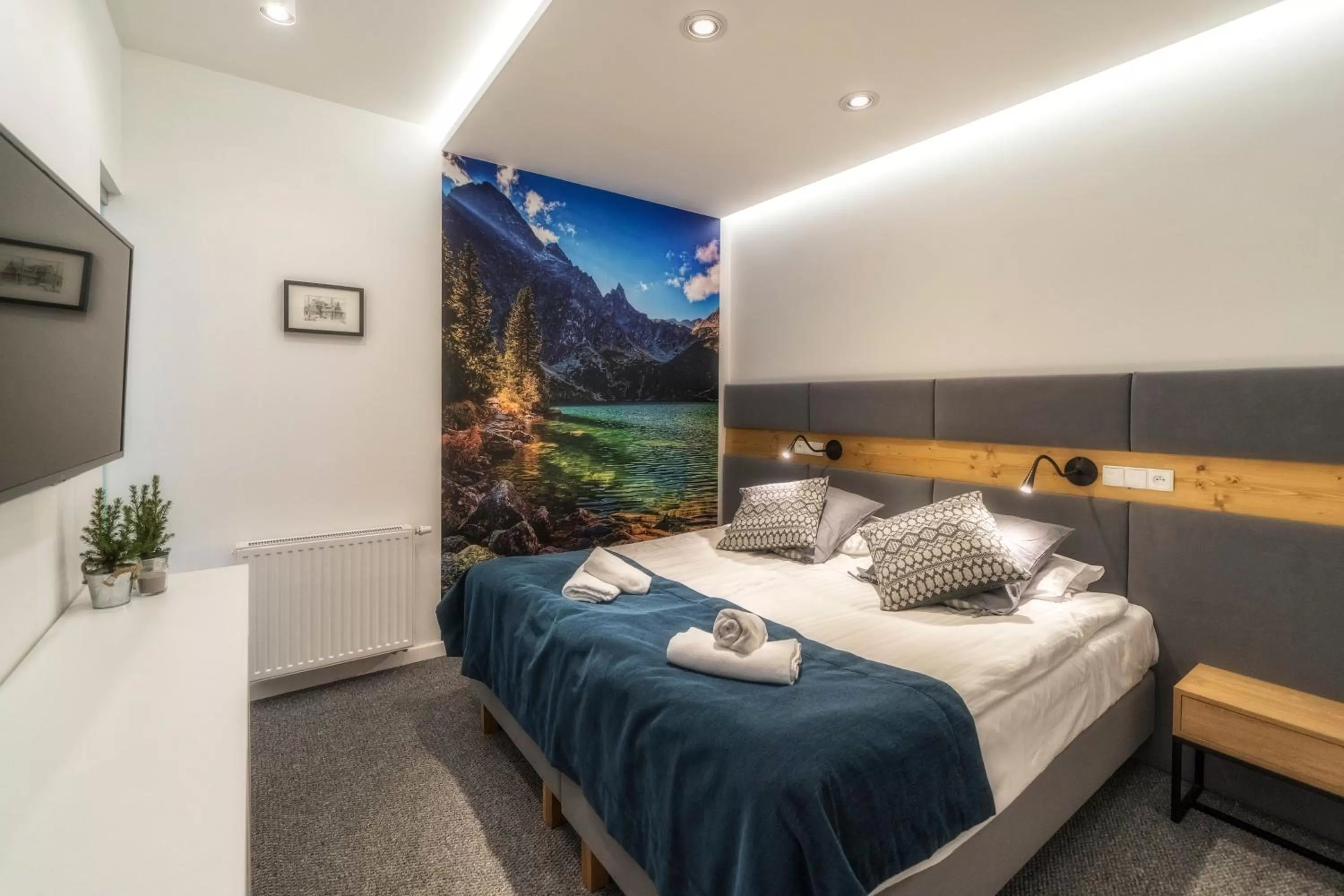 Bed in Aparthotel Giewont