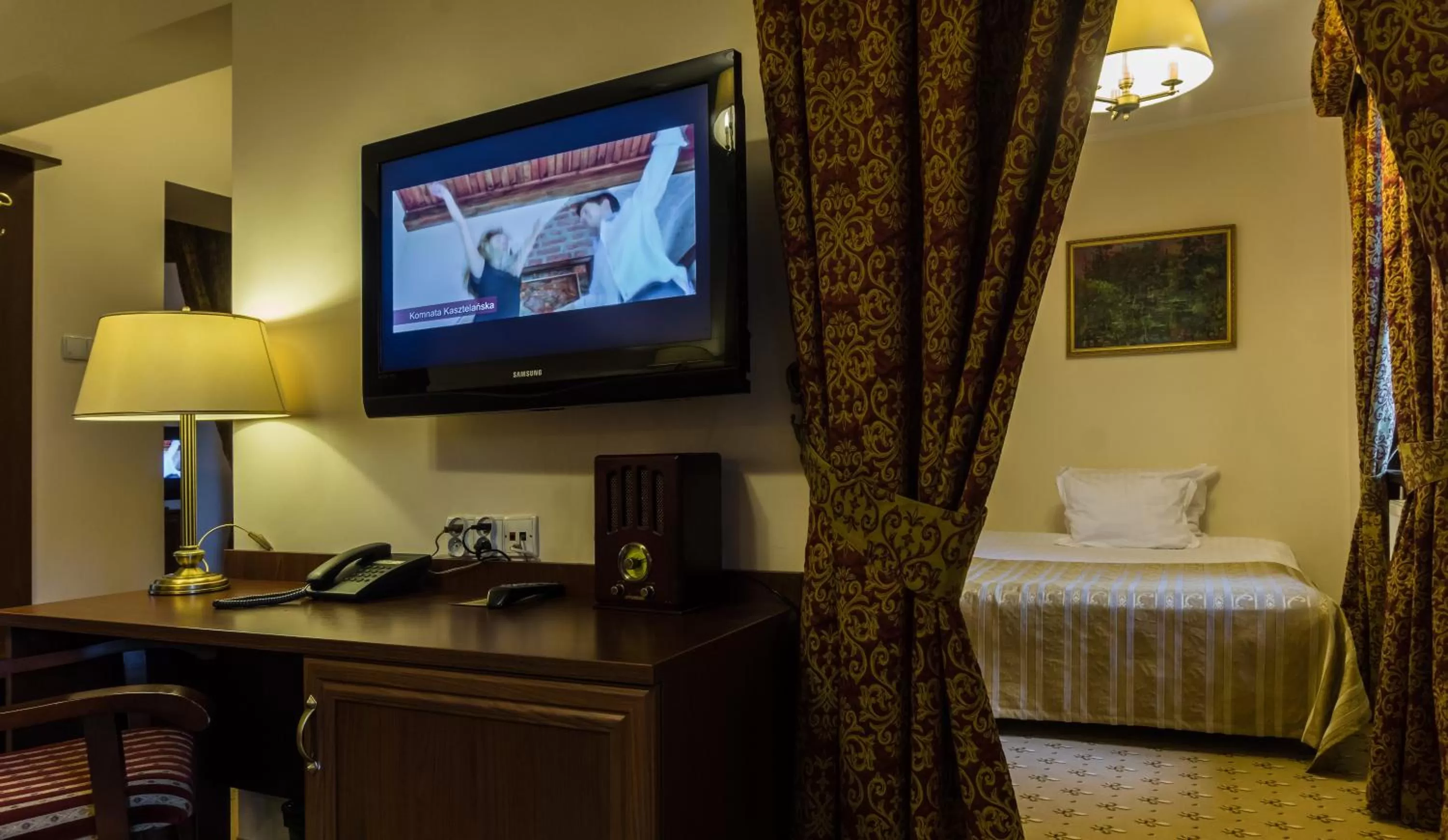 Decorative detail, TV/Entertainment Center in Zamek Gniew - Pałac Marysieńki