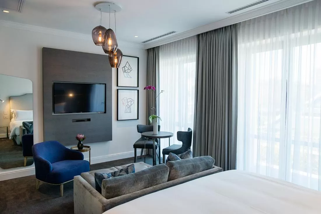 Bed in The Manor House at the Queen Victoria Hotel by NEWMARK