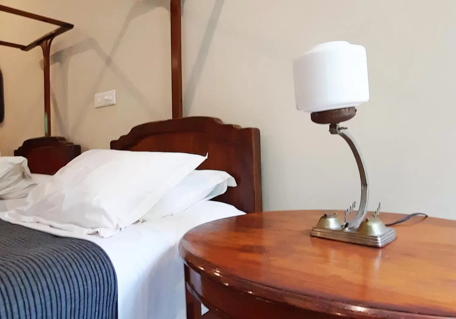 Decorative detail, Bed in Saratha Vilas Chettinad