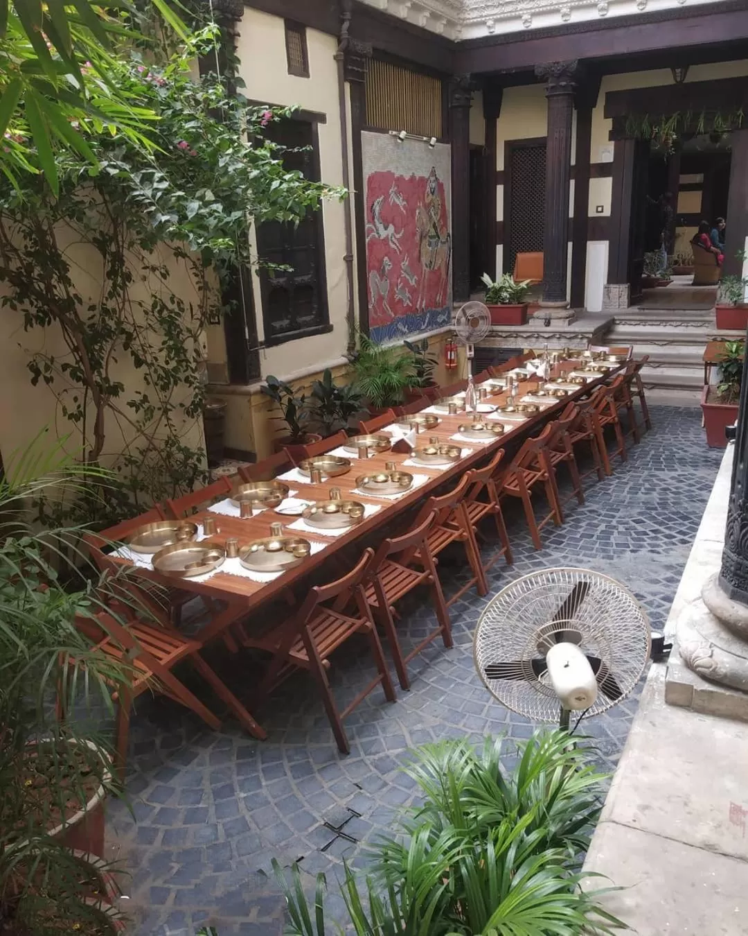 Patio in Deewanji Ni Haveli