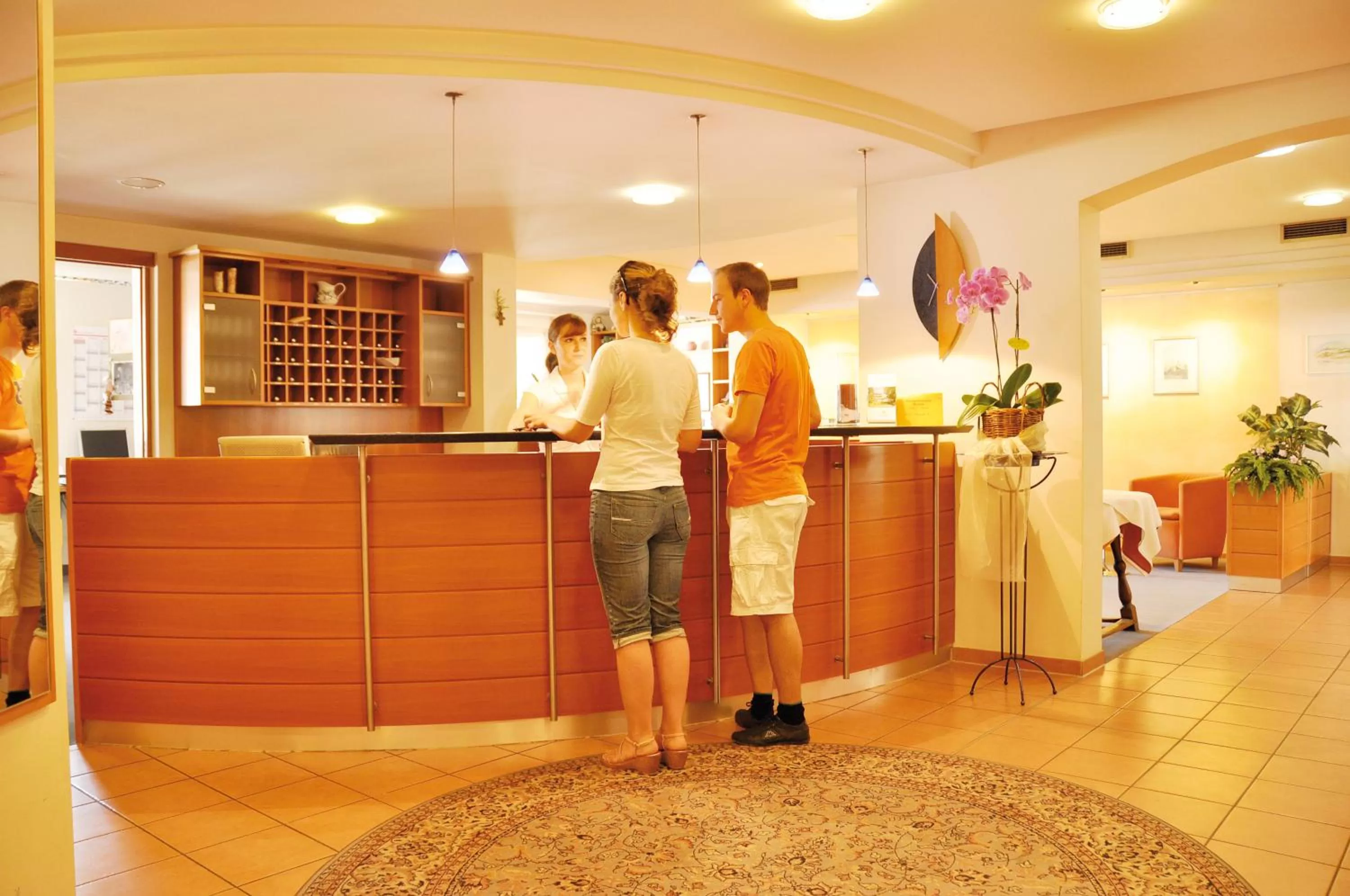 Lobby or reception in Gartenhotel Feldeck