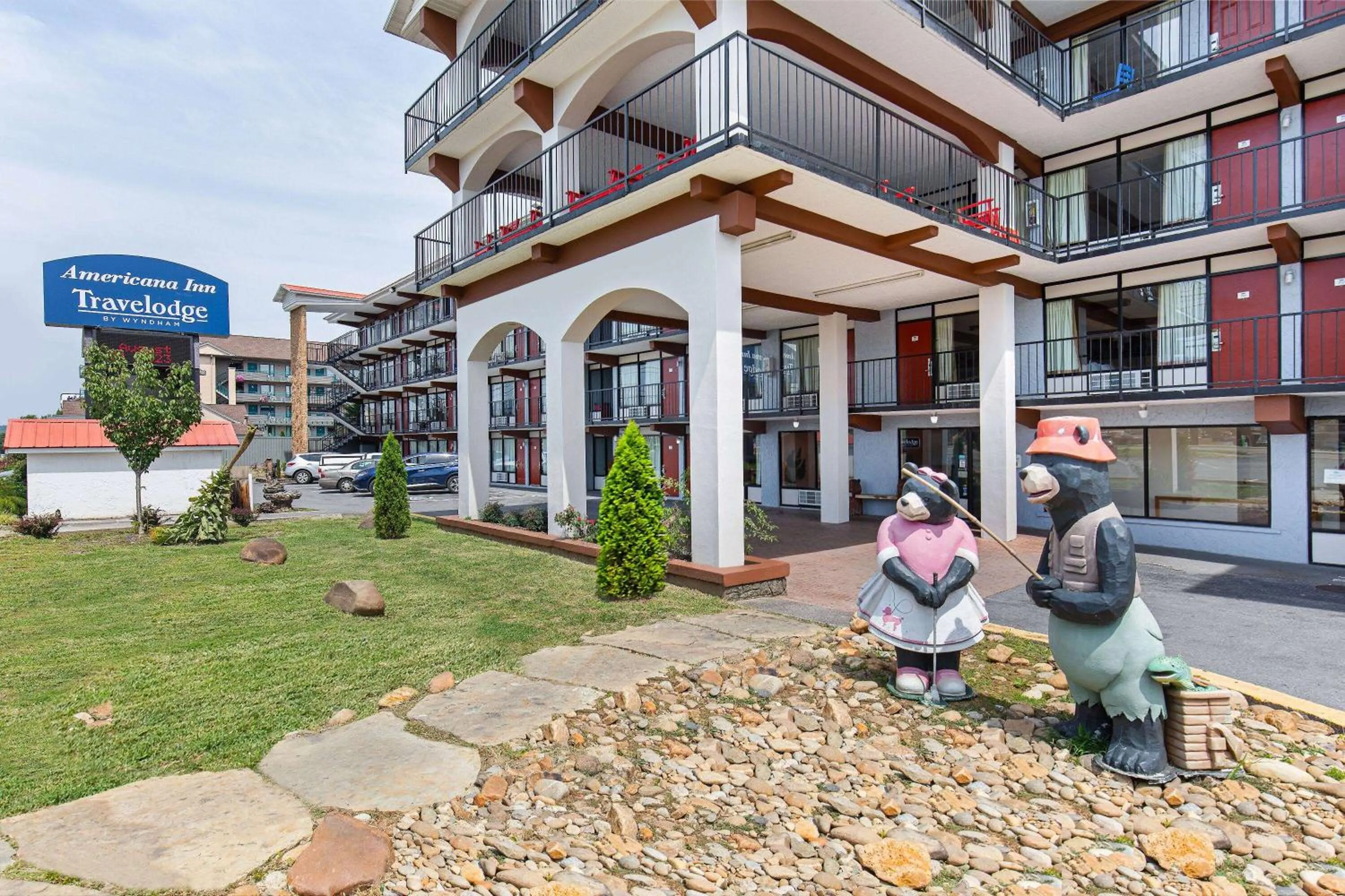 Property building in Americana Inn a Travelodge by Wyndham