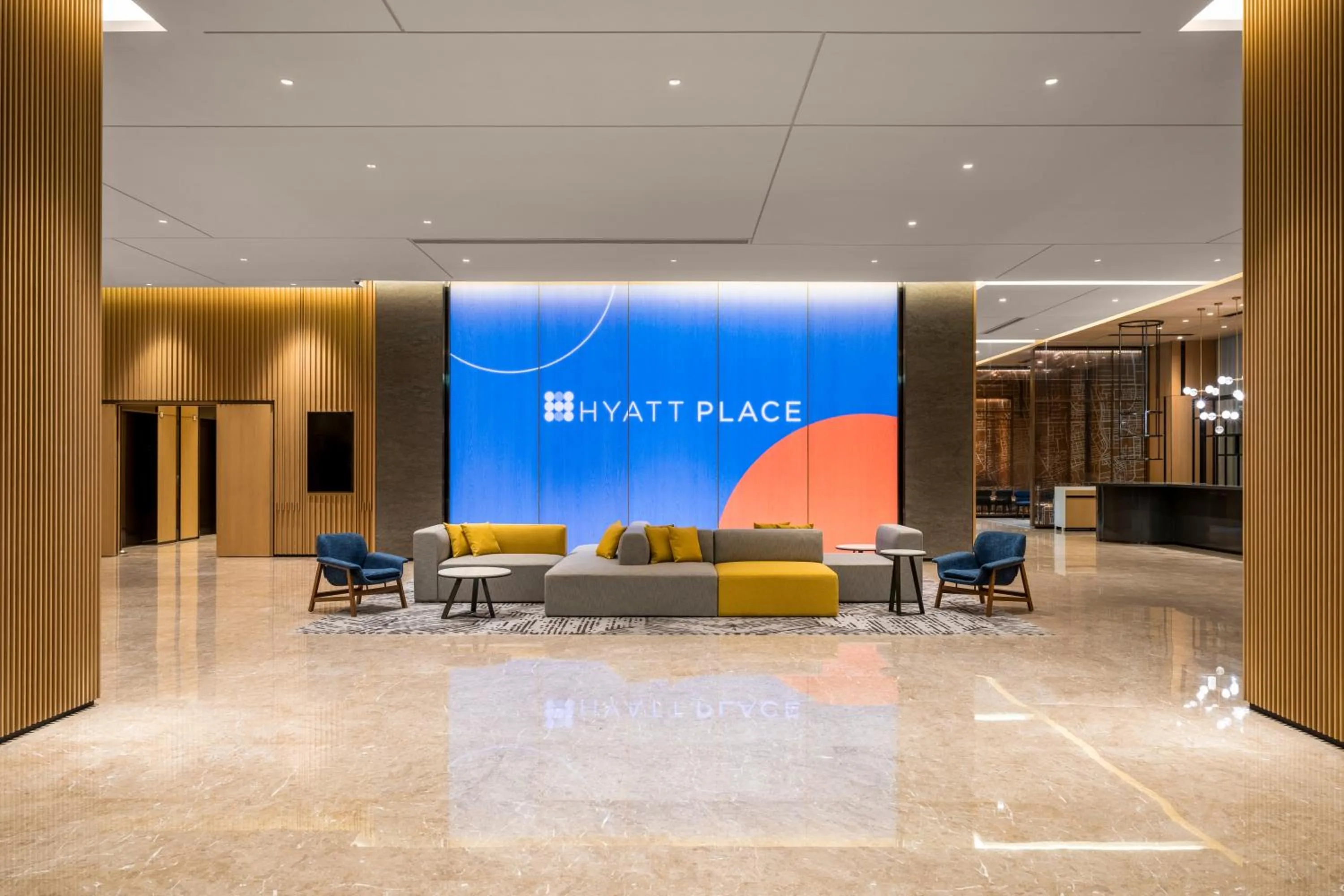 Seating area in Hyatt Place New Taipei City Xinzhuang