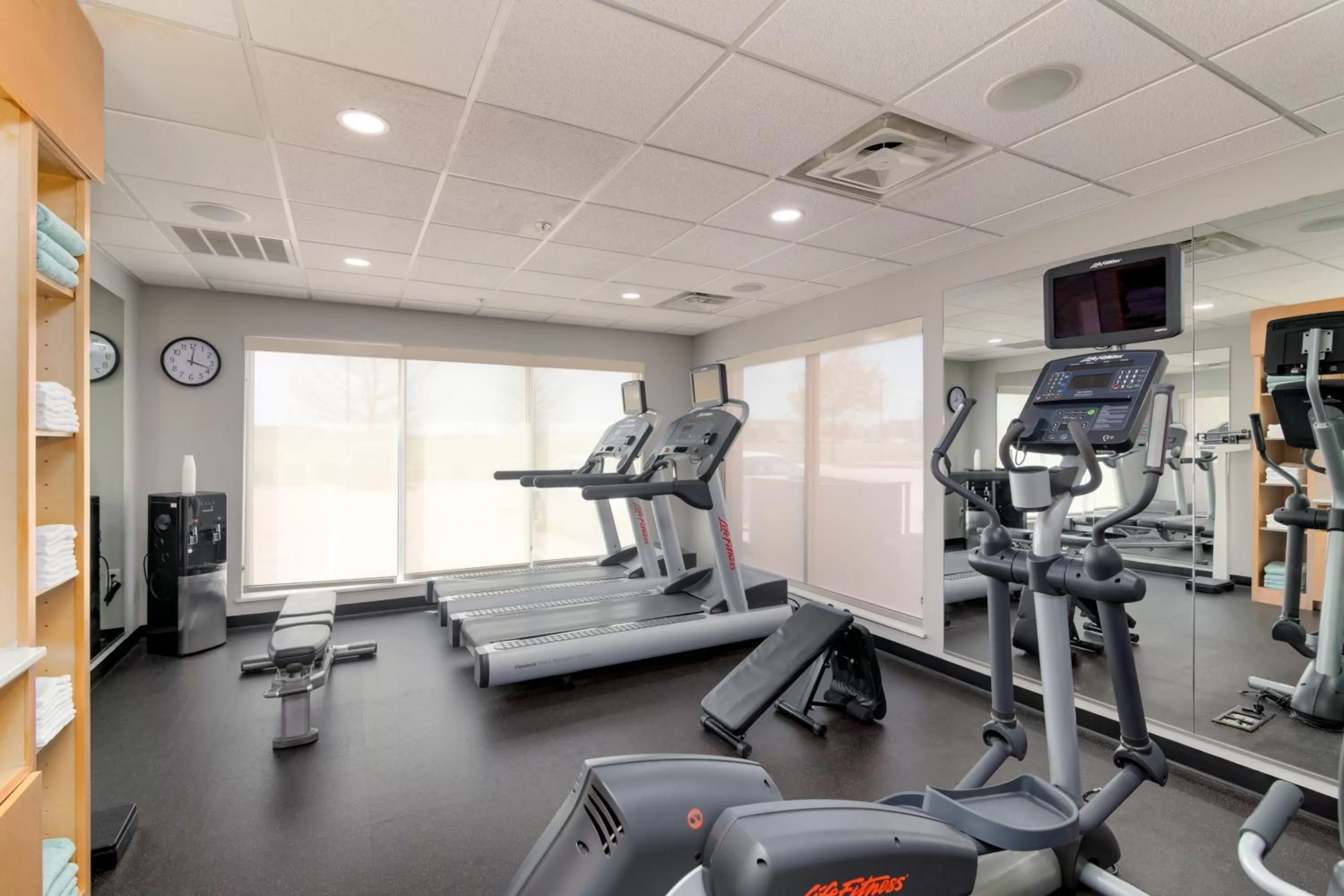 Fitness centre/facilities in TownePlace Suites by Marriott Dallas McKinney
